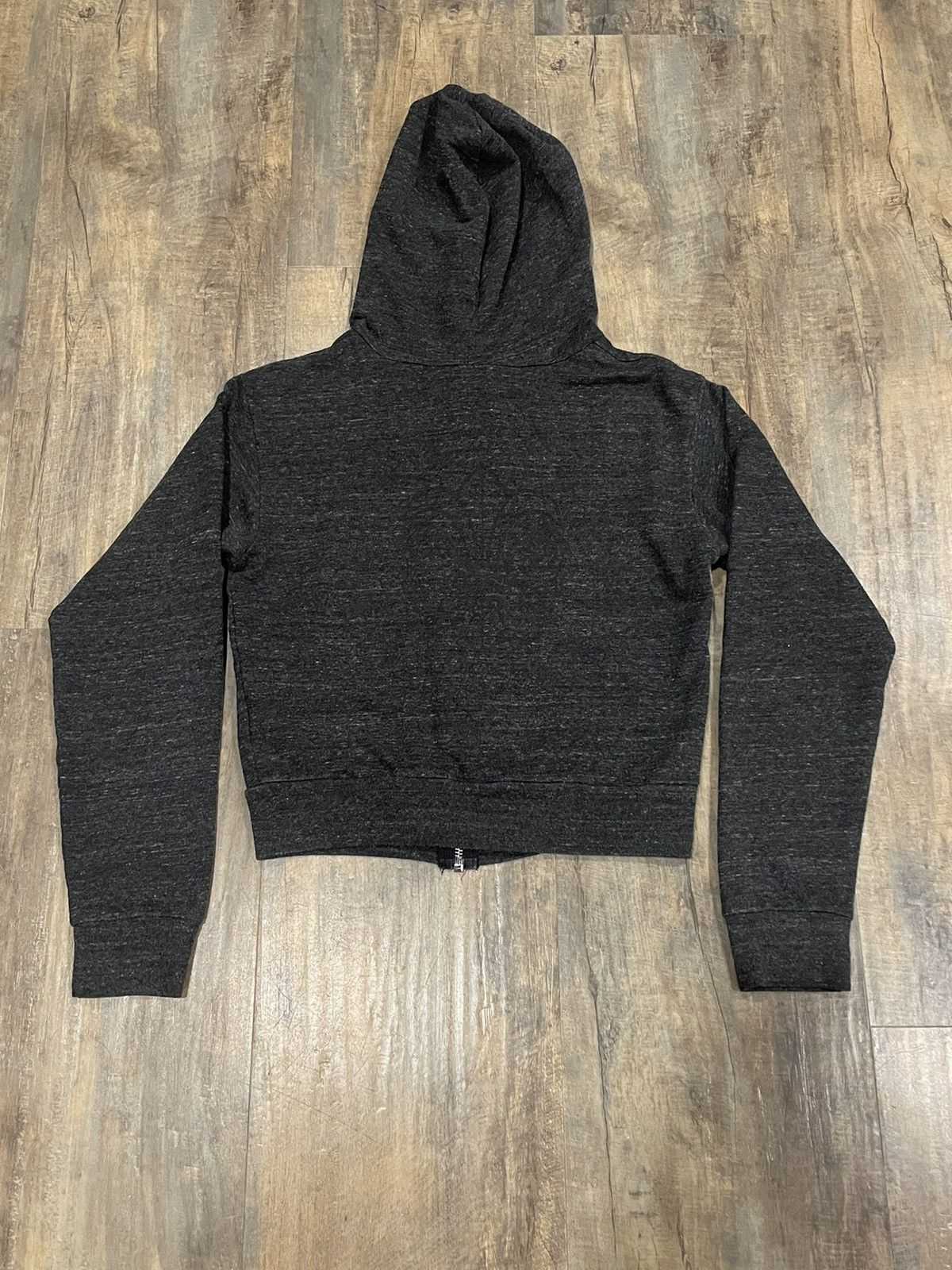 image of Chrome Hearts Bs Fleur Logo Grey Zip Up Hoodie, Men's (Size XS)