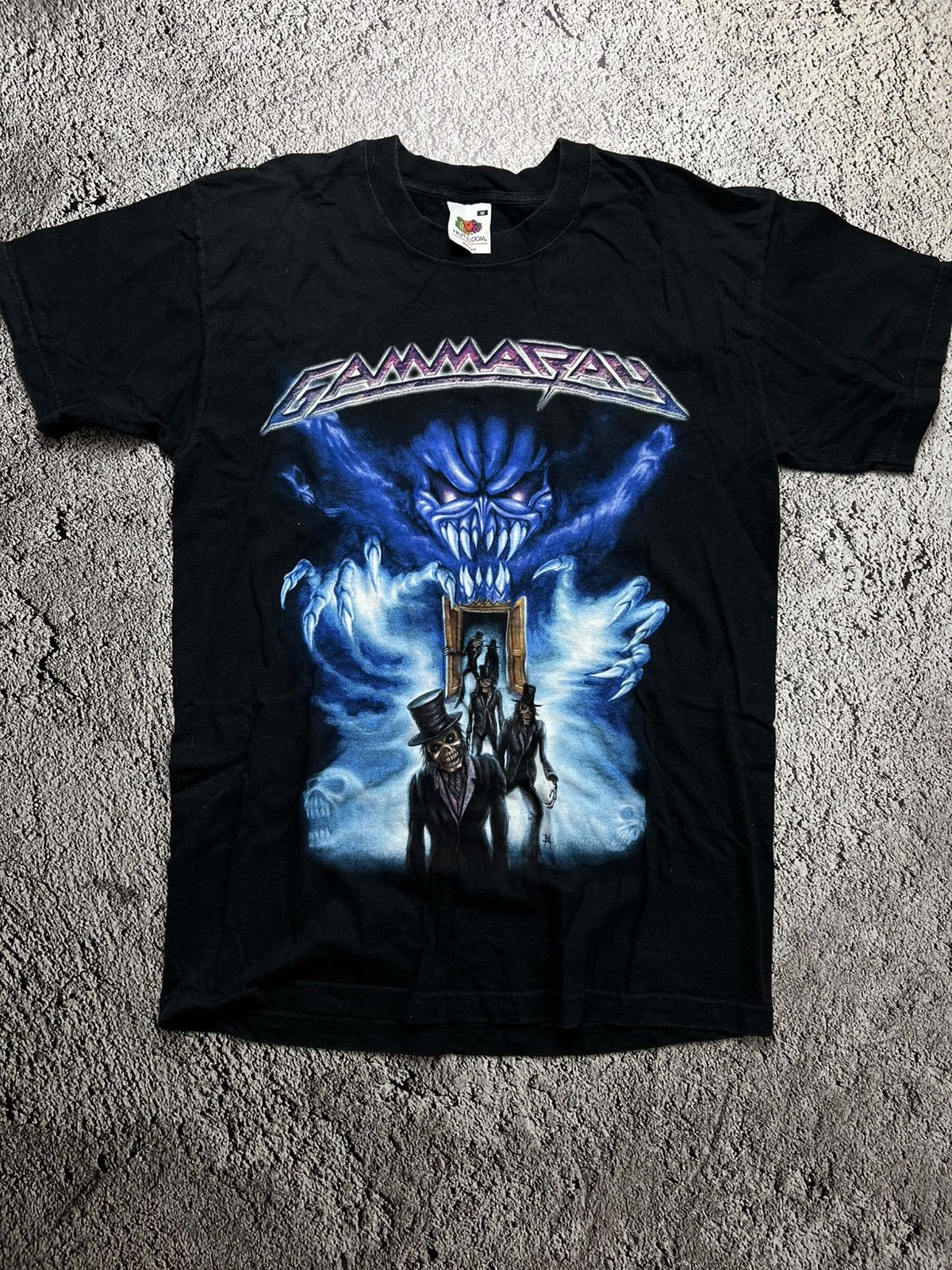 Fruit Of The Loom Vintage gamma ray tee y2k big logo skeleton Size US M / EU 48-50 / 2 - 1 Thumbnail