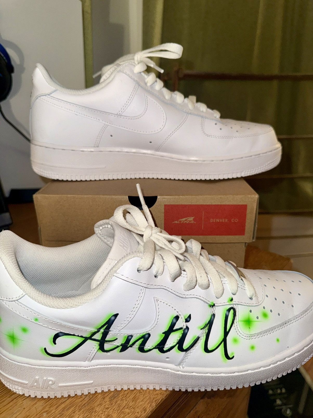 Nike Size 10.5 - Nike X ANTI Ü Air Force 1 Low ‘07 Custom Size US 10.5 / EU 43-44 - 6 Thumbnail