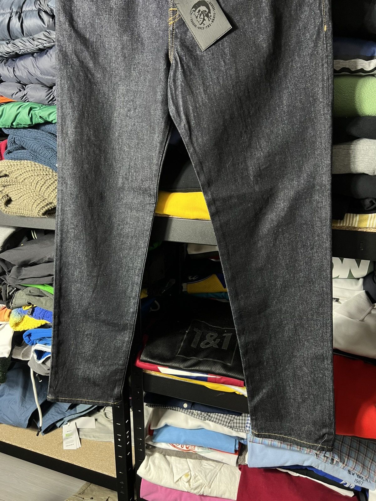 Diesel Diesel Raw Tapered Fit Jeans 🇮🇹 Premium Dark Wash Denim Size US 32 / EU 48 - 7 Thumbnail