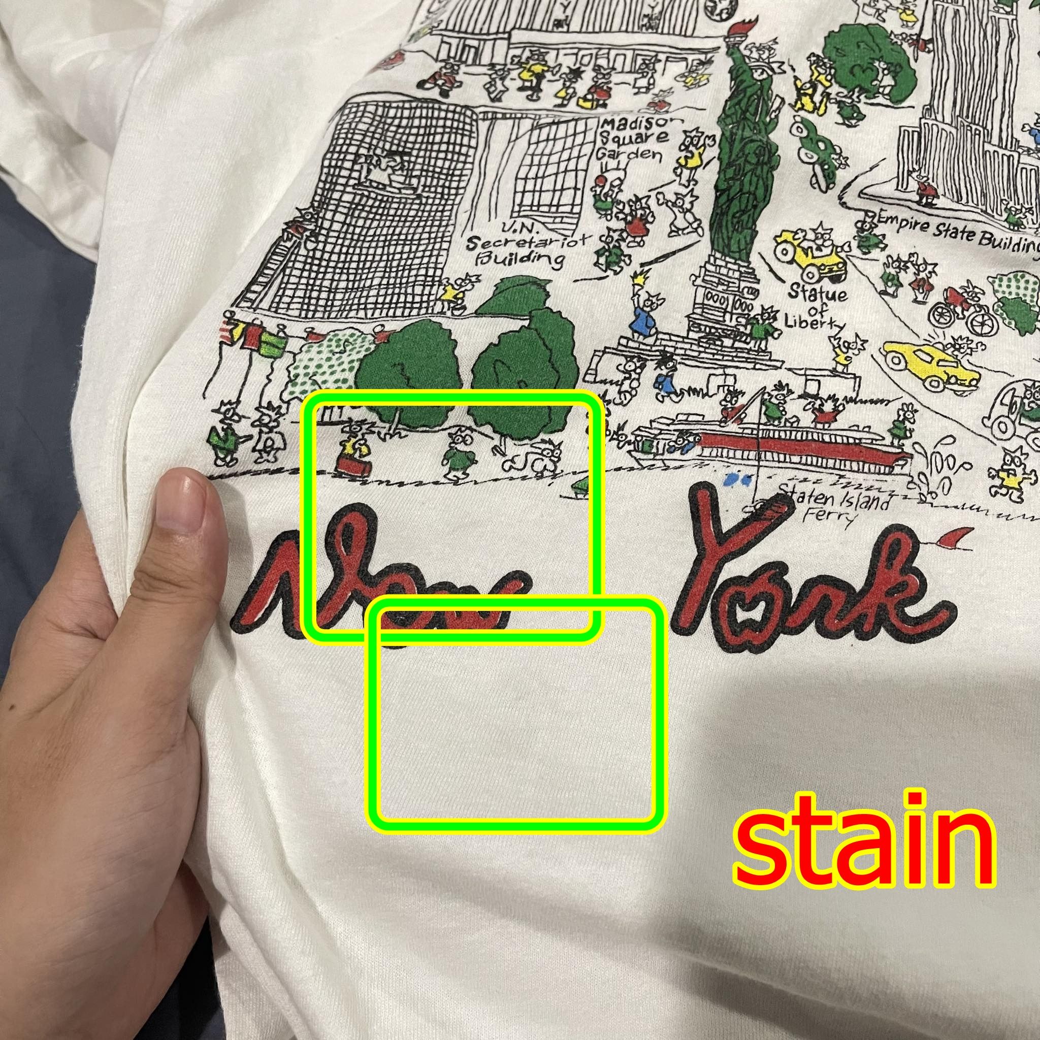 Vintage Vintage 90s New York City T-Shirt Size US L / EU 52-54 / 3 - 9 Thumbnail