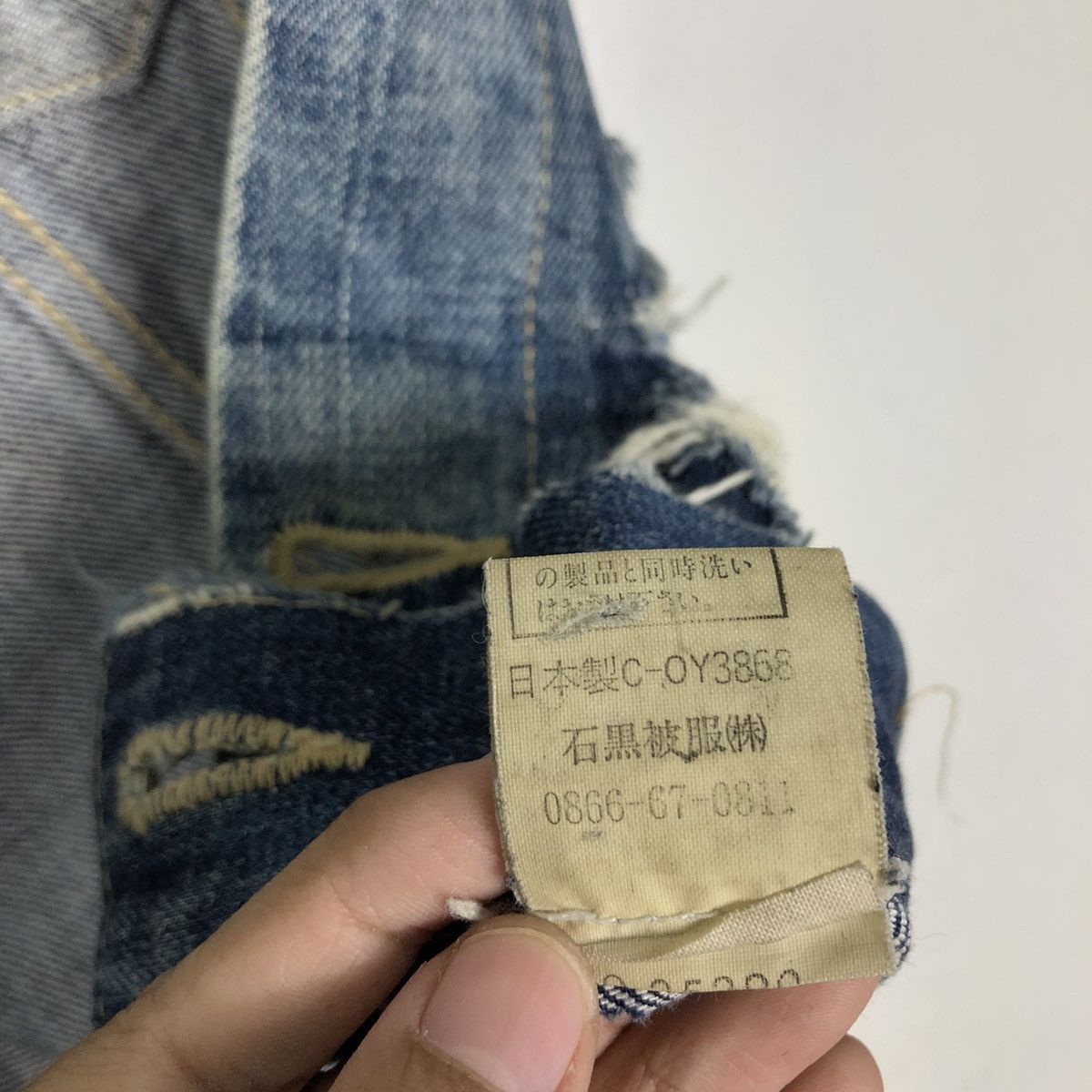 Japanese Brand 🔥Vintage Denim Tank Top Trucker Cafe Racer RSM Issey Miyake Size US M / EU 48-50 / 2 - 19 Thumbnail
