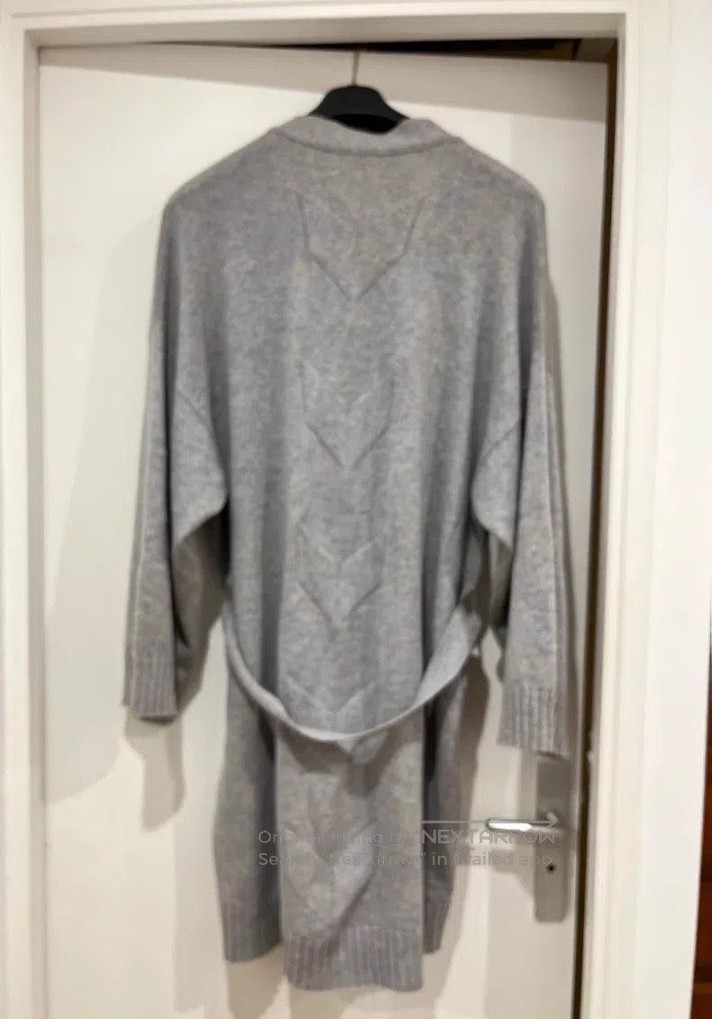 Hermes Hermes Cashmere knitted cardigan coat Size M / US 6-8 / IT 42-44 - 2 Thumbnail