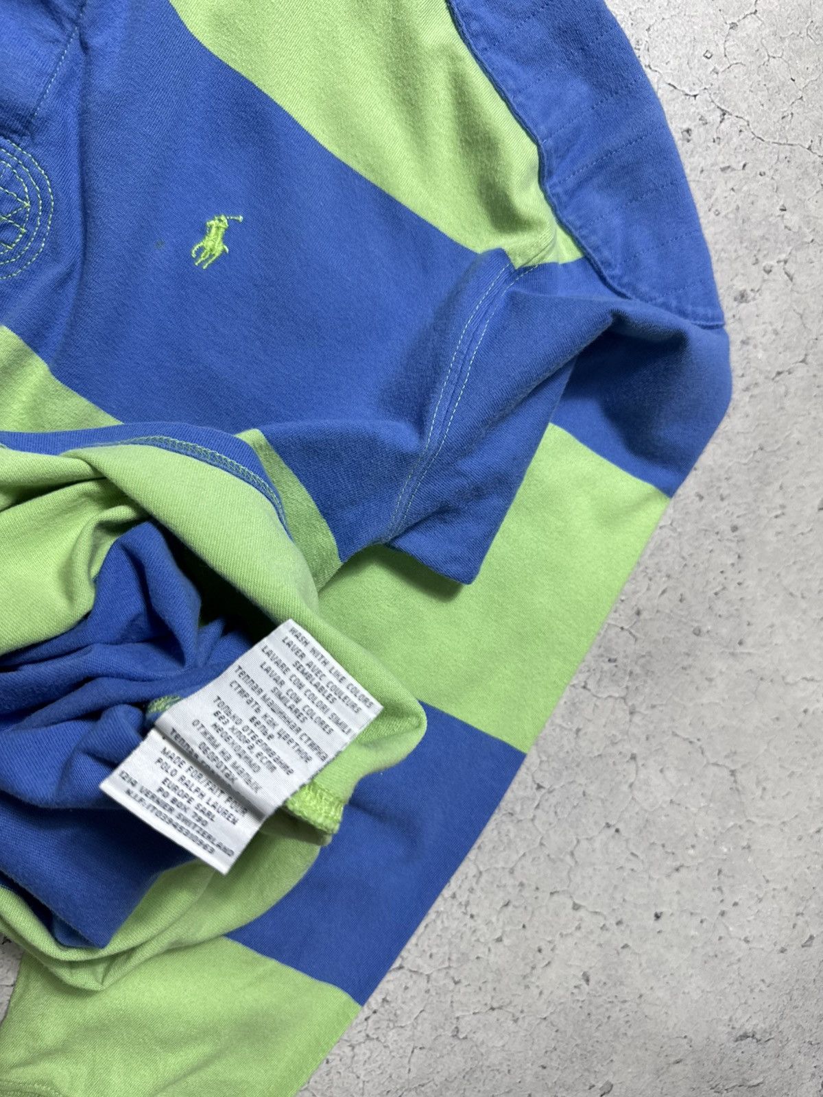 Polo Ralph Lauren Polo Ralph Lauren Vintage Rugby Sweatshirt Striped Y2K PRL Size US S / EU 44-46 / 1 - 5 Thumbnail