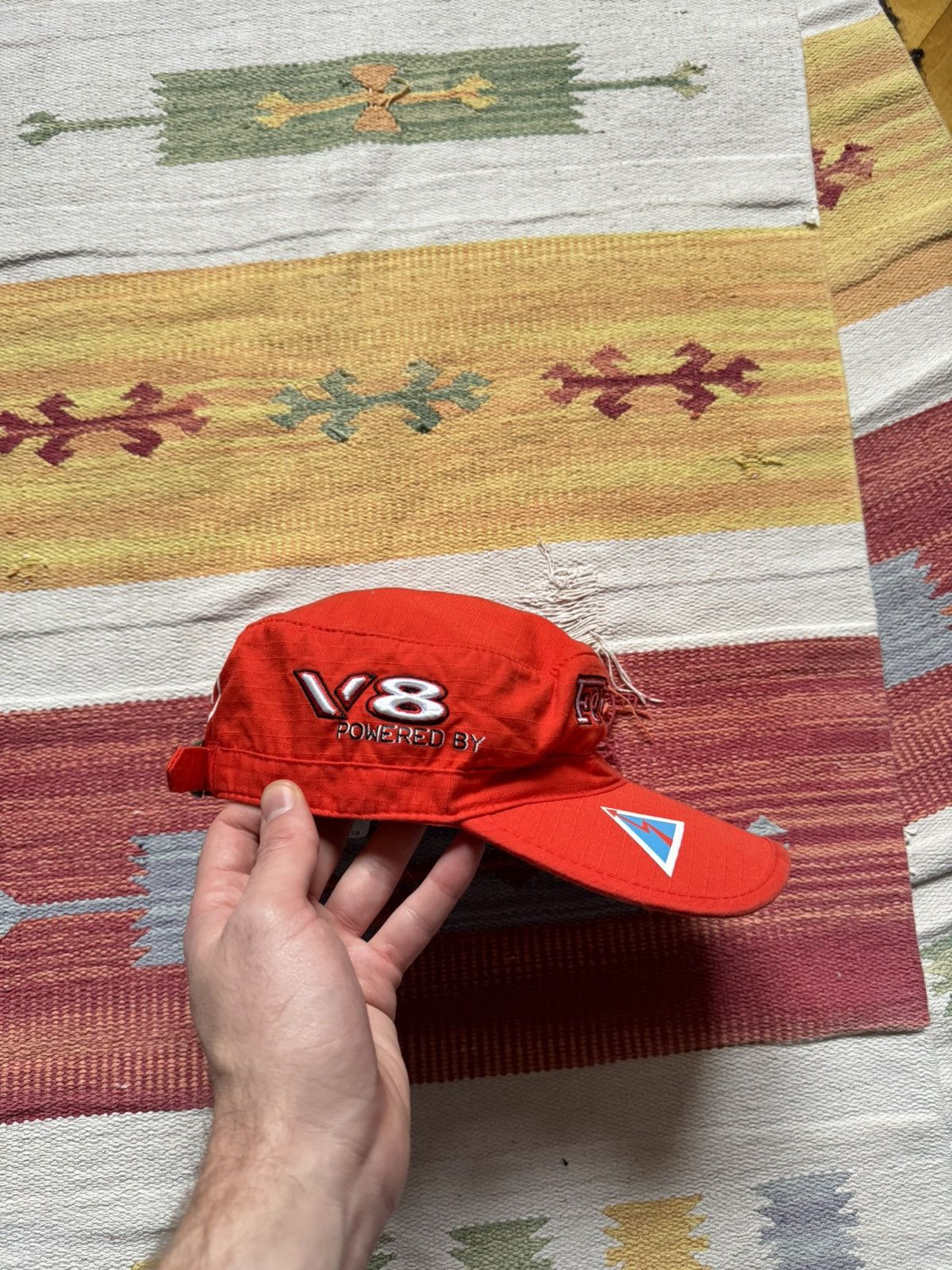 Vintage Vintage 90-00’s Ferrari Formula 1 Red Racing Hat Size ONE SIZE - 5 Thumbnail