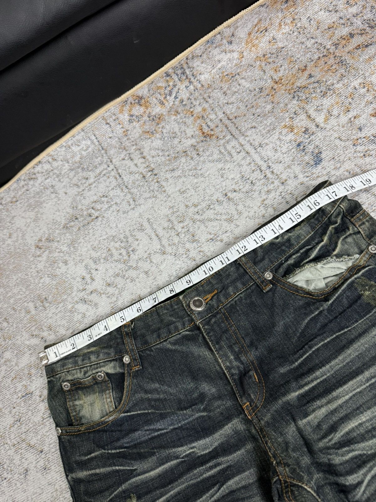 Tornado Mart Dong san y2k style denim pants Size US 34 / EU 50 - 10 Thumbnail