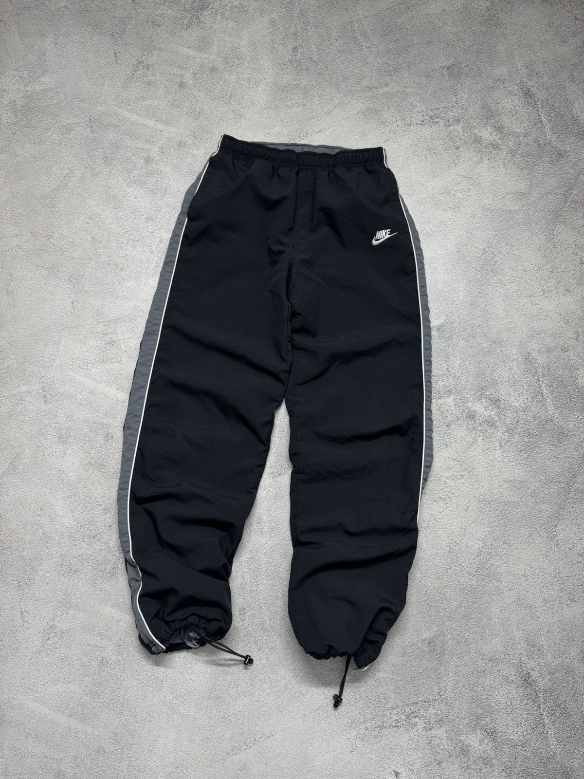 Nike Vintage Y2K Nike Nylon Mini Swoosh Drill Pants 00’s Size US 30 / EU 46 - 3 Thumbnail