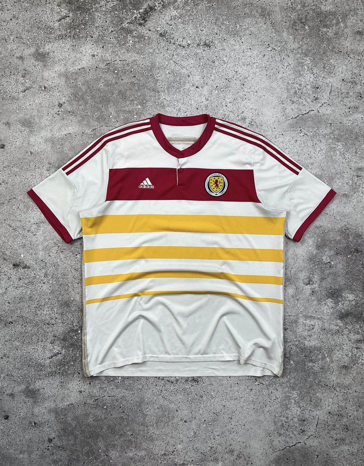 Adidas Adidas Scotland Away 2014/2015 Soccer Jersey Football Size US XXL / EU 58 / 5 - 1 Thumbnail