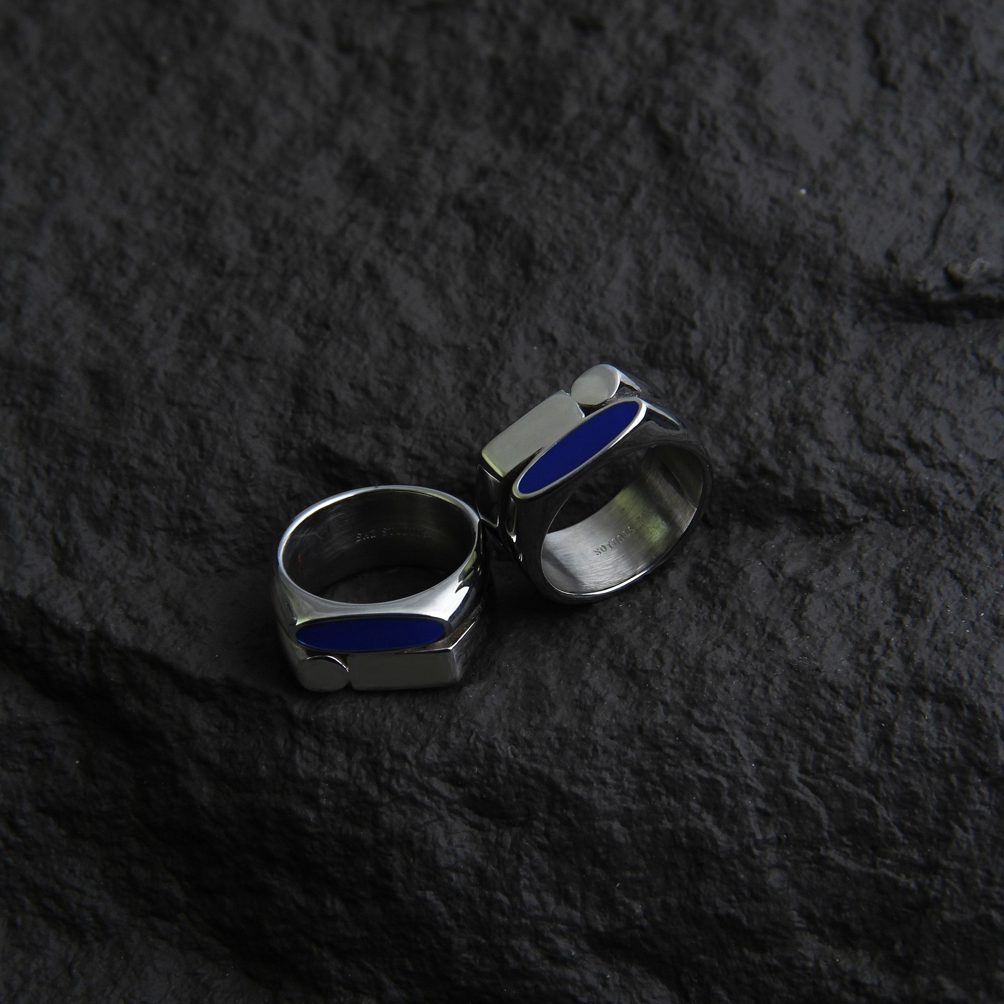 Jewelry Modern Jewelry Rings Open Size Chrome Ring (Size 7-13) Size ONE SIZE - 4 Thumbnail
