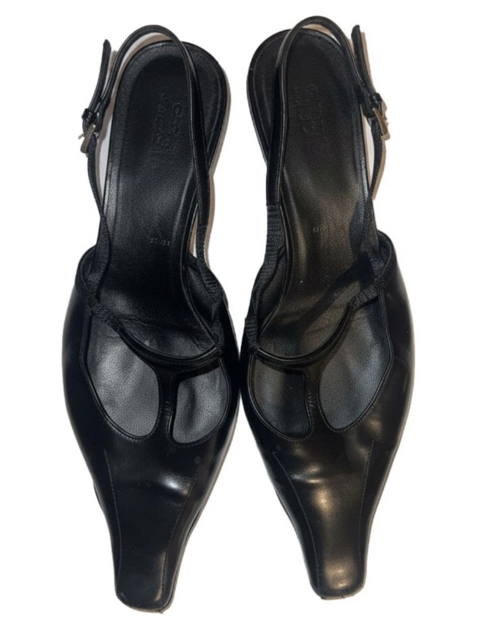 Prada Vintage prada slingback kitten heels Size US 7 / IT 37 - 1 Thumbnail