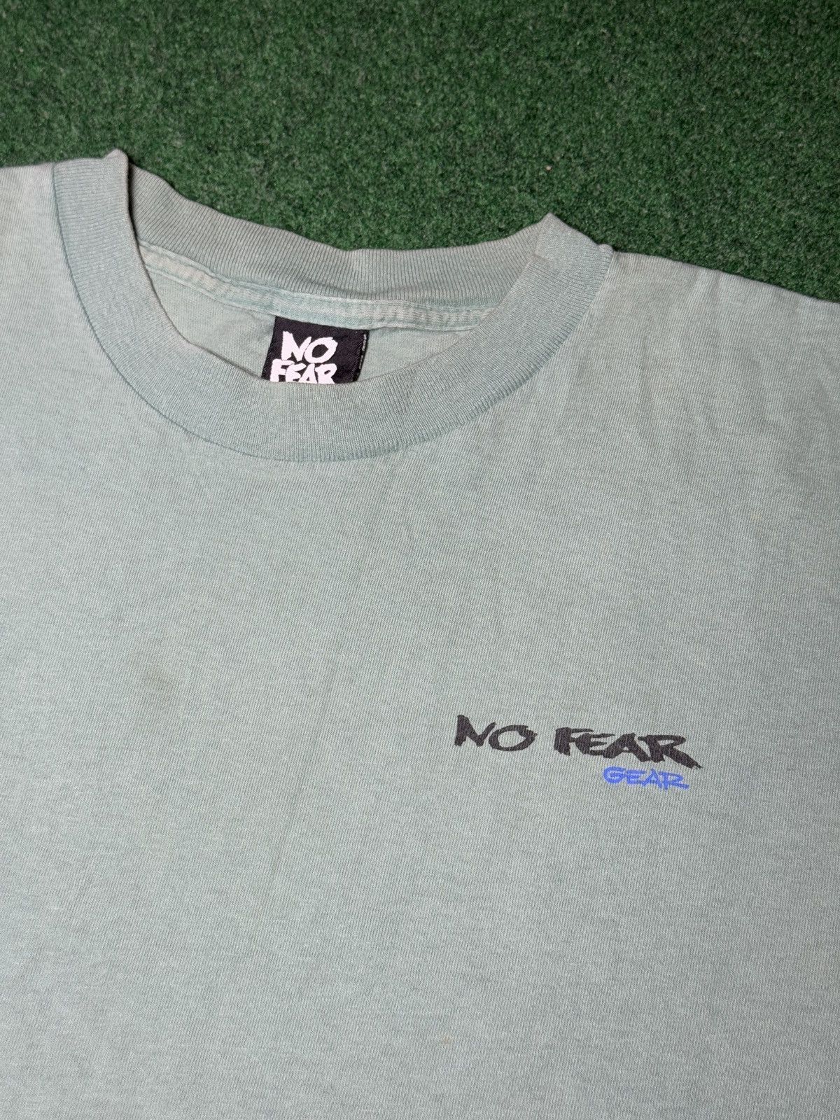 No Fear 90s No Fear Death Is Natures Way To Say Slow Down T Shirt Size US L / EU 52-54 / 3 - 2 Thumbnail