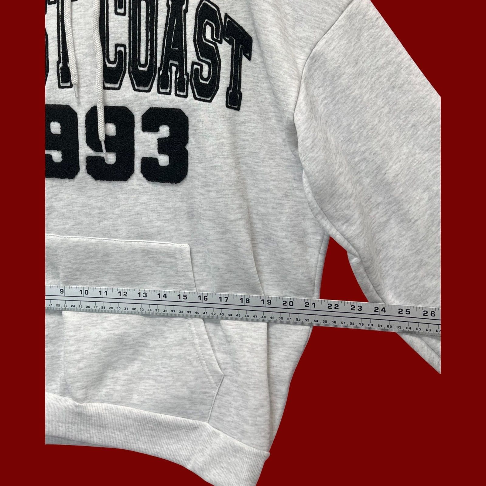 rue21 Rue 21 - Men's Long Sleeve Hooded Sweatshirt - Gray - Small Size US S / EU 44-46 / 1 - 4 Thumbnail