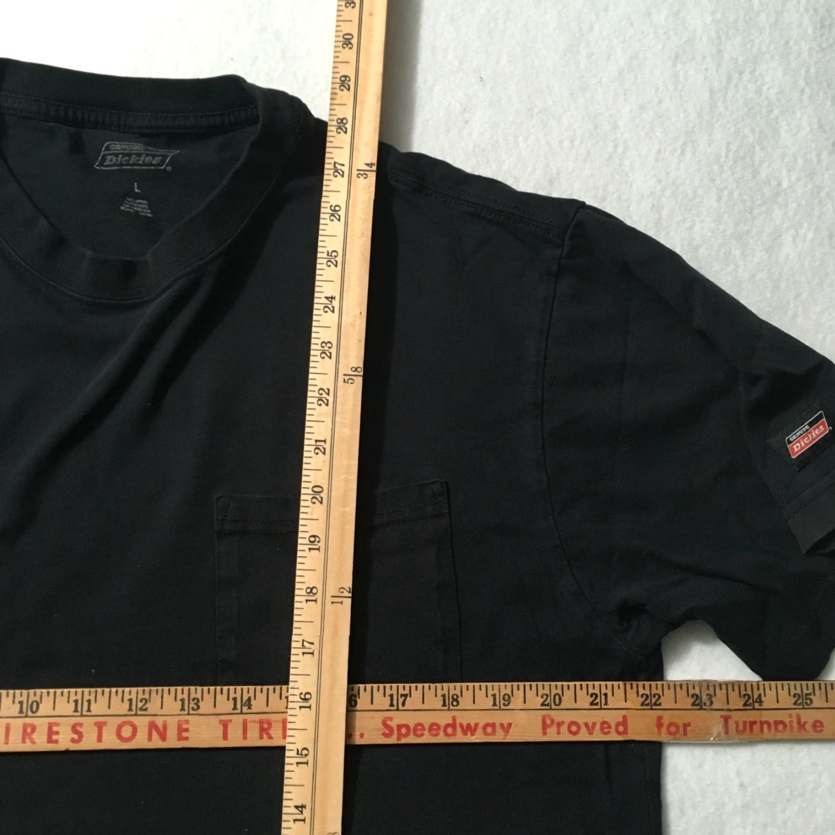 Dickies Dickies Pocket T Shirt Heavyweight Black Mens Large Workwear Casual Tee Size US L / EU 52-54 / 3 - 4 Thumbnail