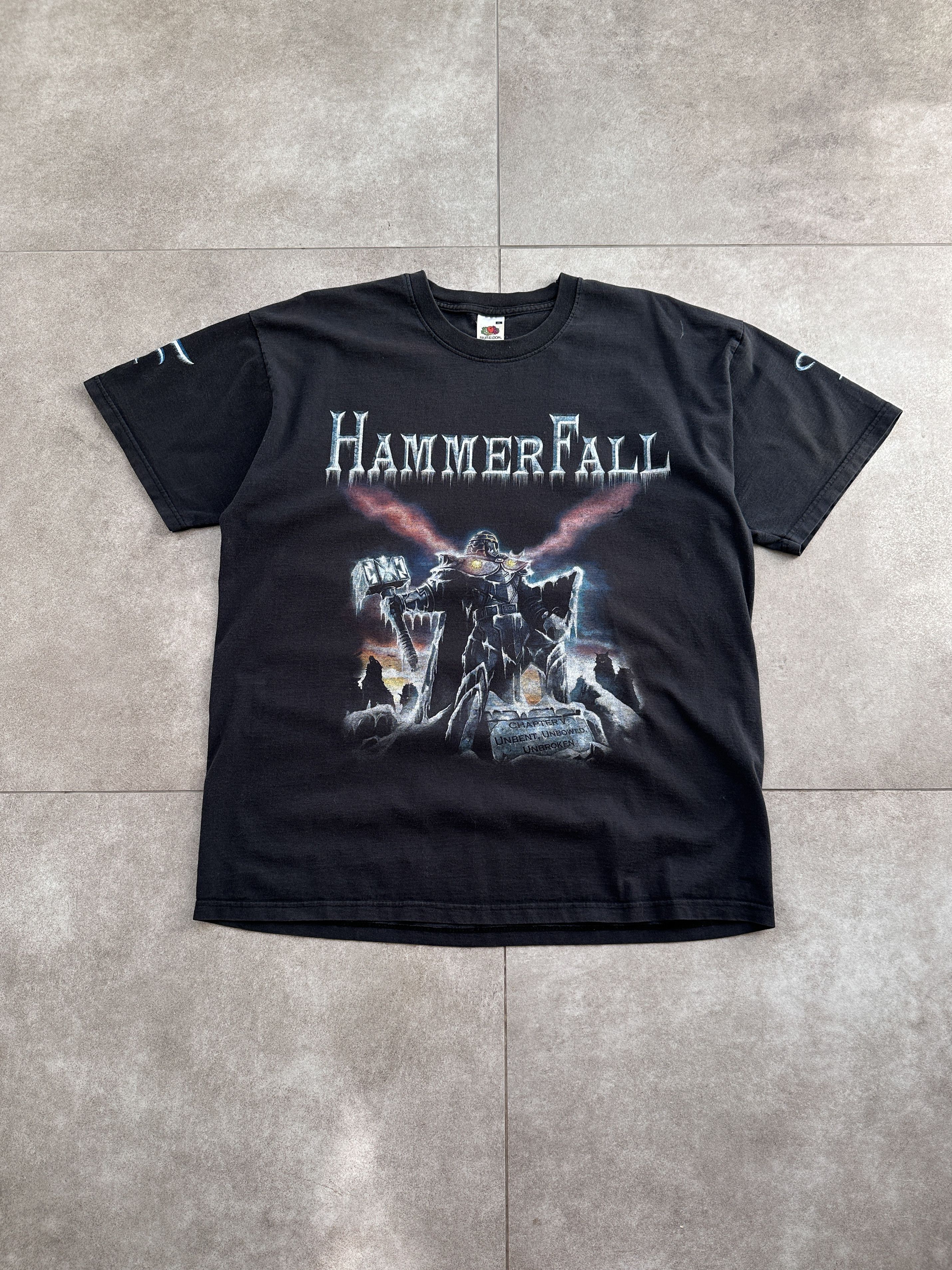 Band Tees × Vintage Vintage Hammer Fall Band Tee Chapter V Size US XL / EU 56 / 4 - 1 Thumbnail