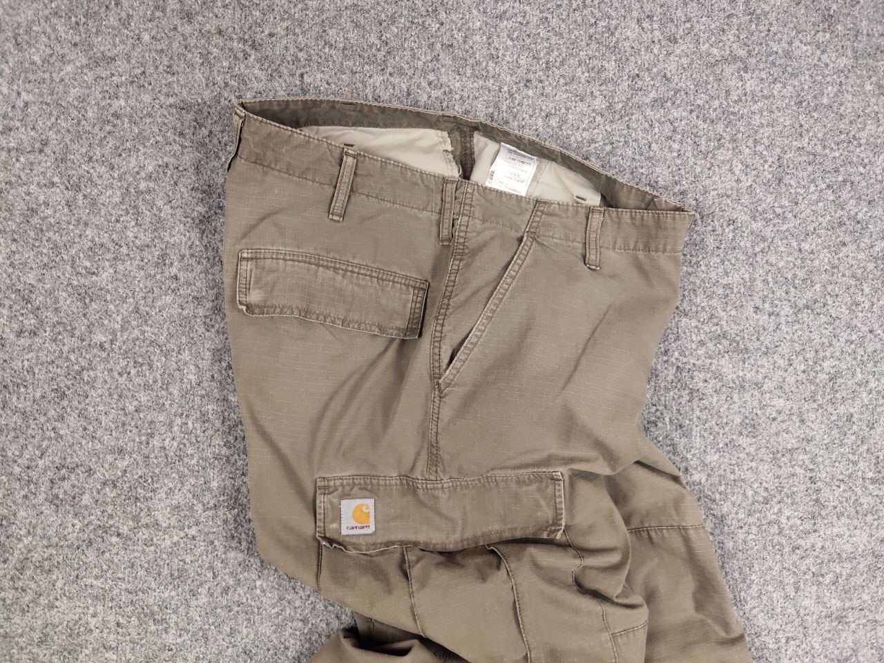 Carhartt Vintage 90's Carhartt Ripstop Faded Cargo Pants Travis Style Size US 32 / EU 48 - 14 Thumbnail