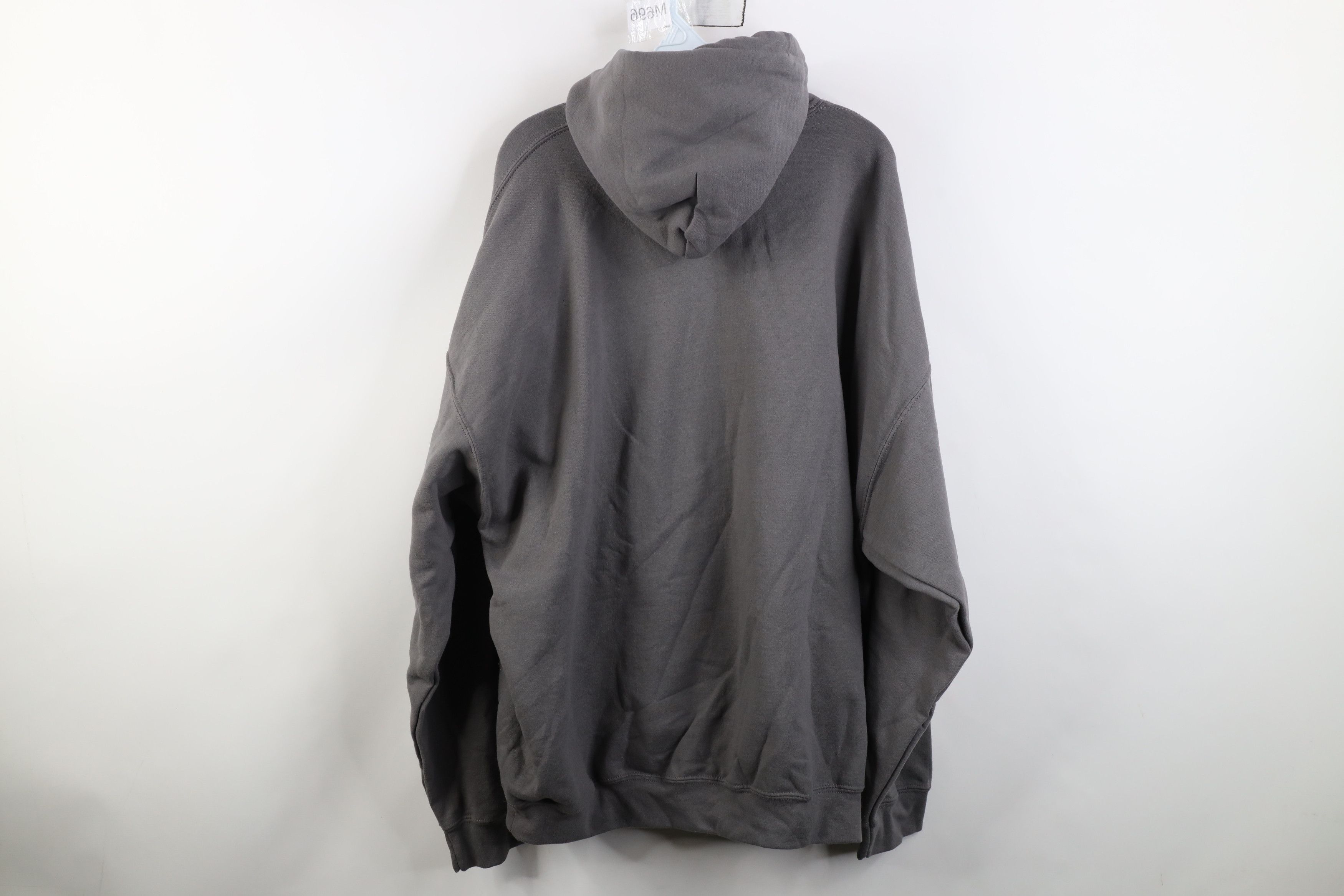 Vintage Vintage 90s Y2K Streetwear Heavy Hoodie Sweatshirt Gray Size US XXL / EU 58 / 5 - 10 Thumbnail