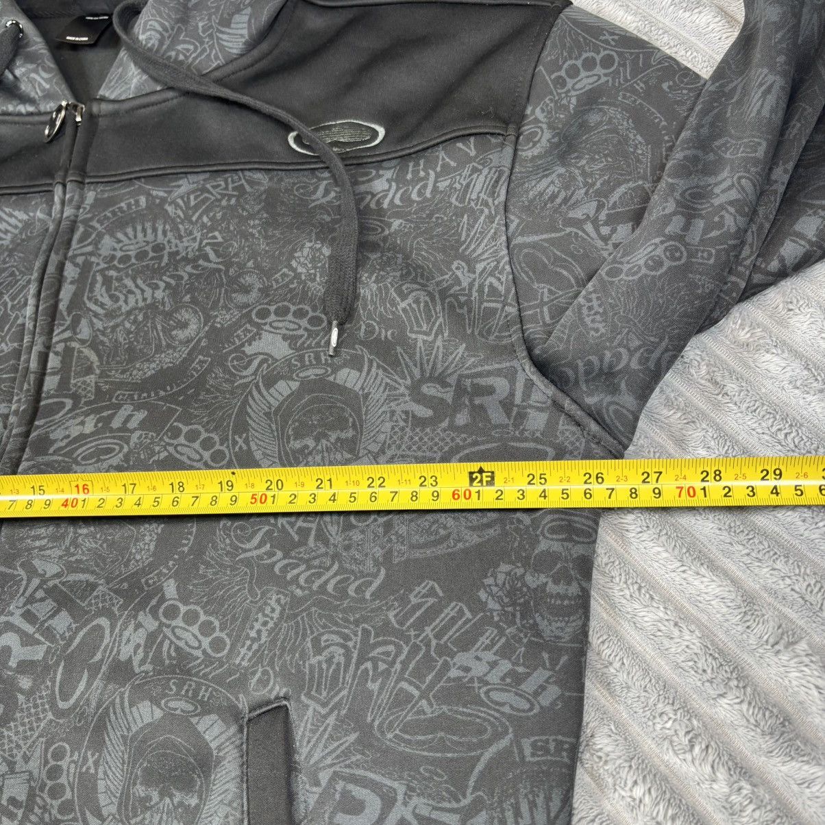Other Vintage Men’s 2xL SRH All Over Print Skulls 2000s Y2K hoodie Size US XXL / EU 58 / 5 - 8 Thumbnail