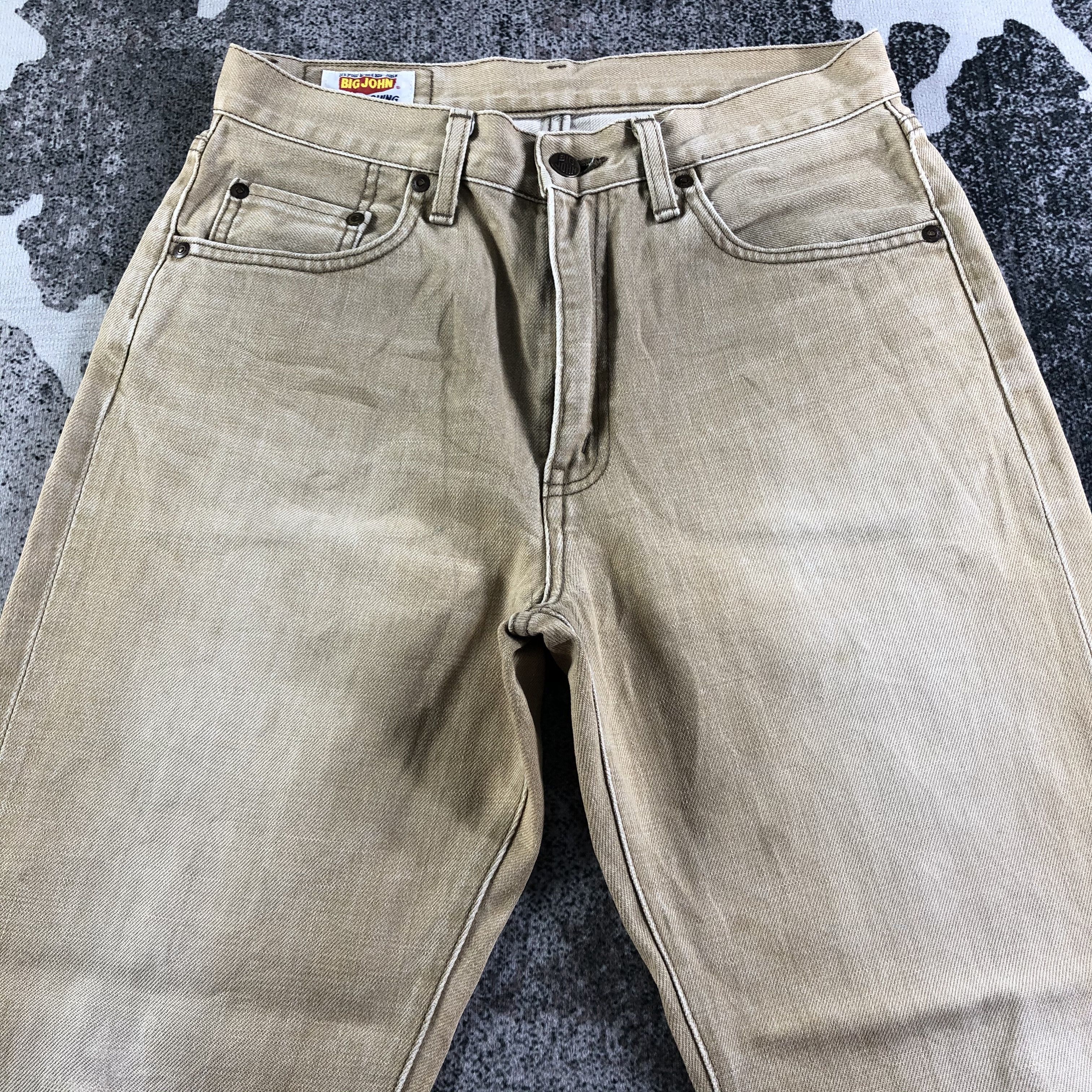 Big John Vintage Ripped Big John Jeans Faded Denim KJ3130 Size US 29 - 3 Thumbnail