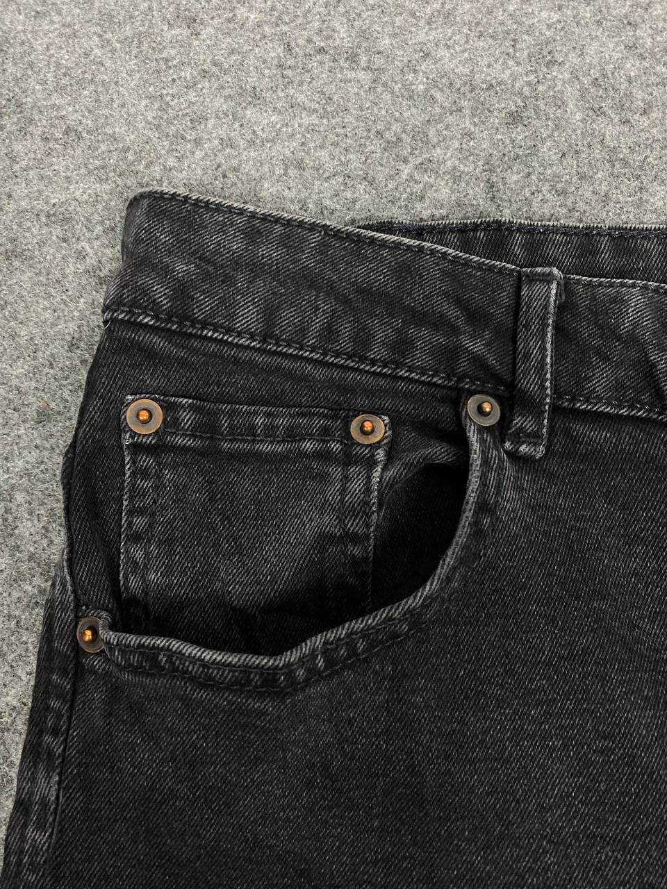 Asos asos black distressed denim nice design Size US 37 - 8 Thumbnail