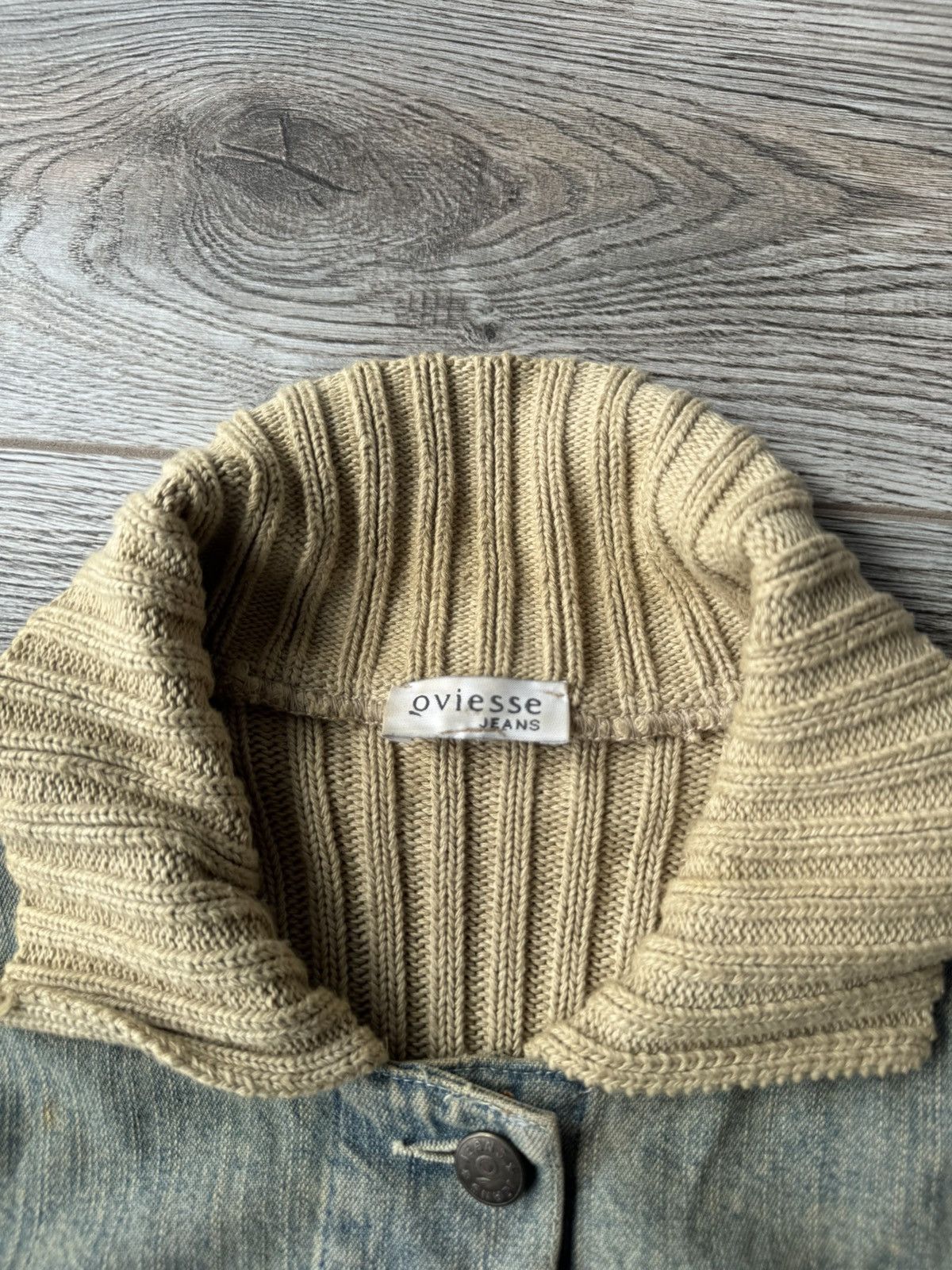 If Six Was Nine Vintage Japan Style Denim&Knit Y2k Woman's Jacket Size M / US 6-8 / IT 42-44 - 8 Thumbnail