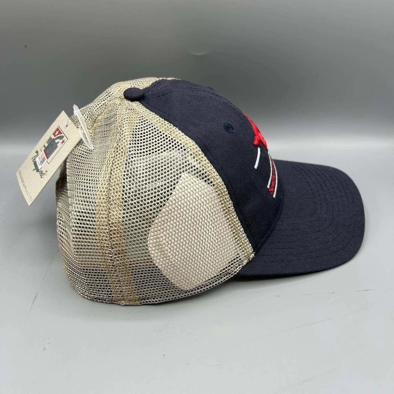 The Game Southern Methodist University Trucker Hat Men Blue Snap Back Size ONE SIZE - 4 Thumbnail