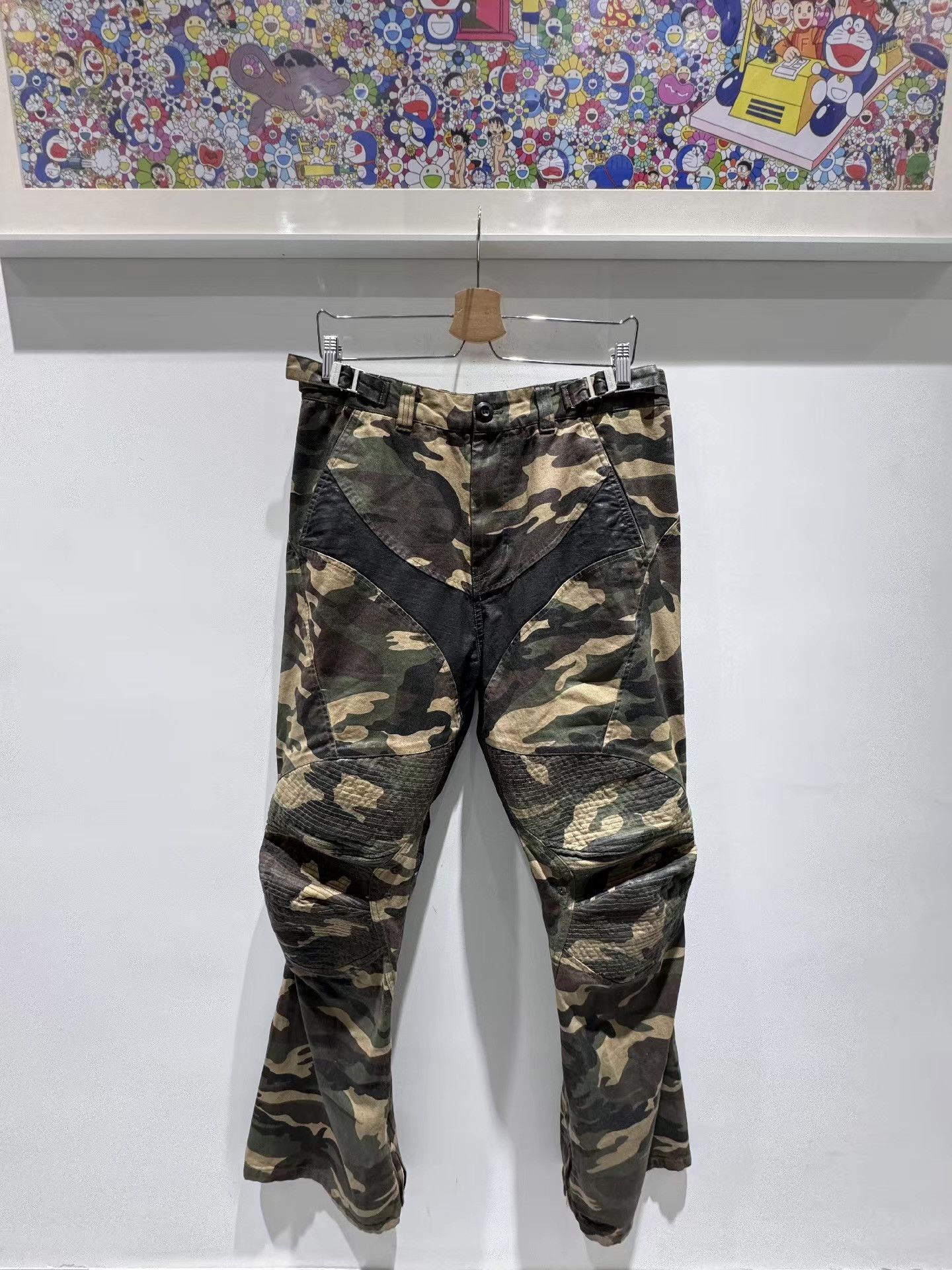 GRAILZ Grailz Project GR 24SS Camo Wax Biker Pants, Flared Fit Q15 Size US 34 / EU 50 - 1 Thumbnail