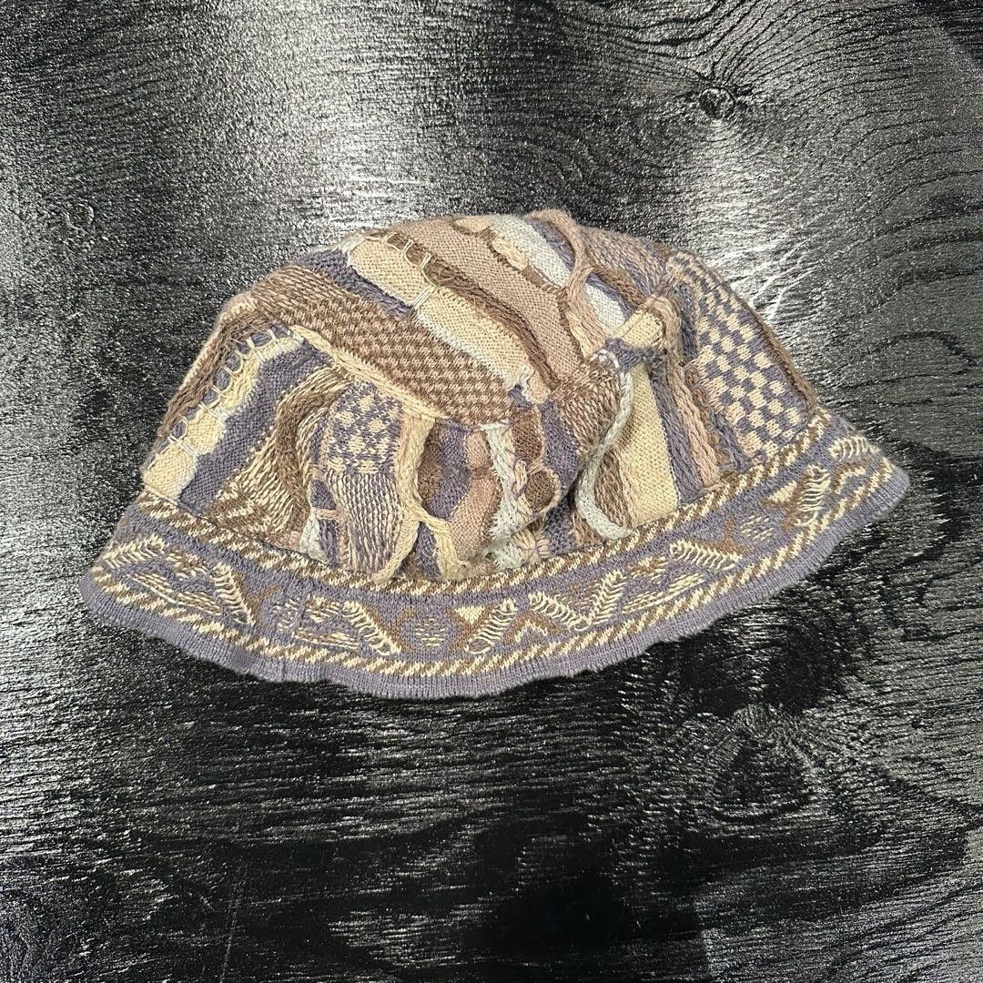 Kapital KAPITAL 7g Knit Gaudy Bucket Hat Beige One Size | Grailed