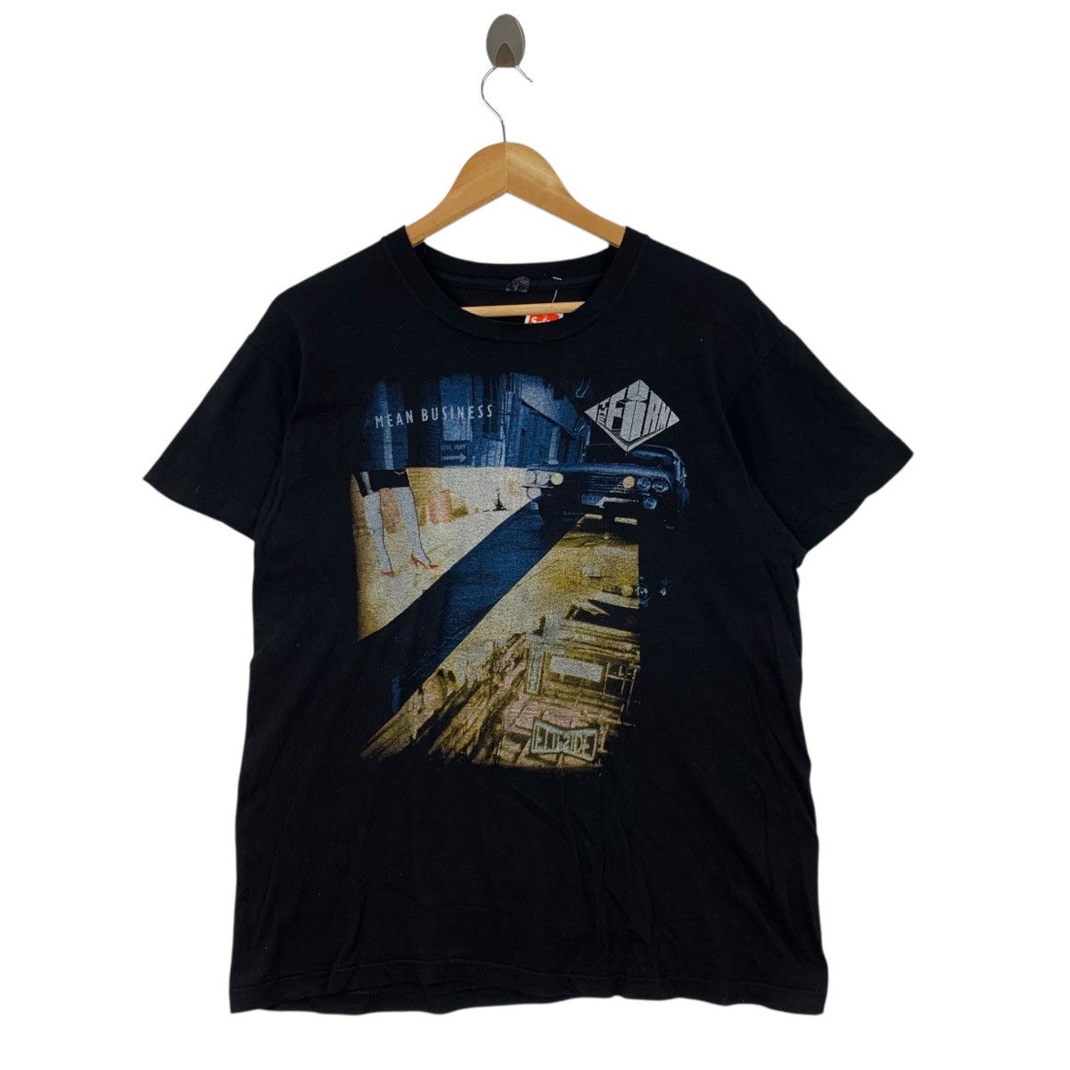 Vintage Vintage 80s THE FIRM Mean Business Tour 1986 USA Band Tshirt Size US M / EU 48-50 / 2 - 1 Thumbnail