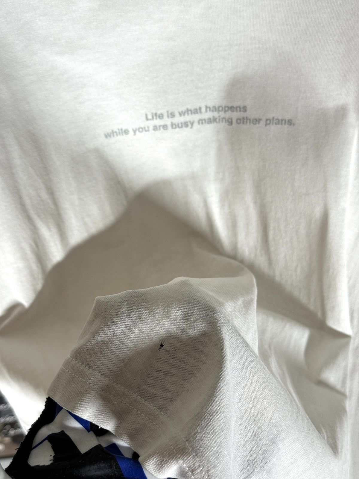 Number (N)ine SS08 "Birds" John Lennon Poem/Quote T-shirt Size US M / EU 48-50 / 2 - 8 Thumbnail