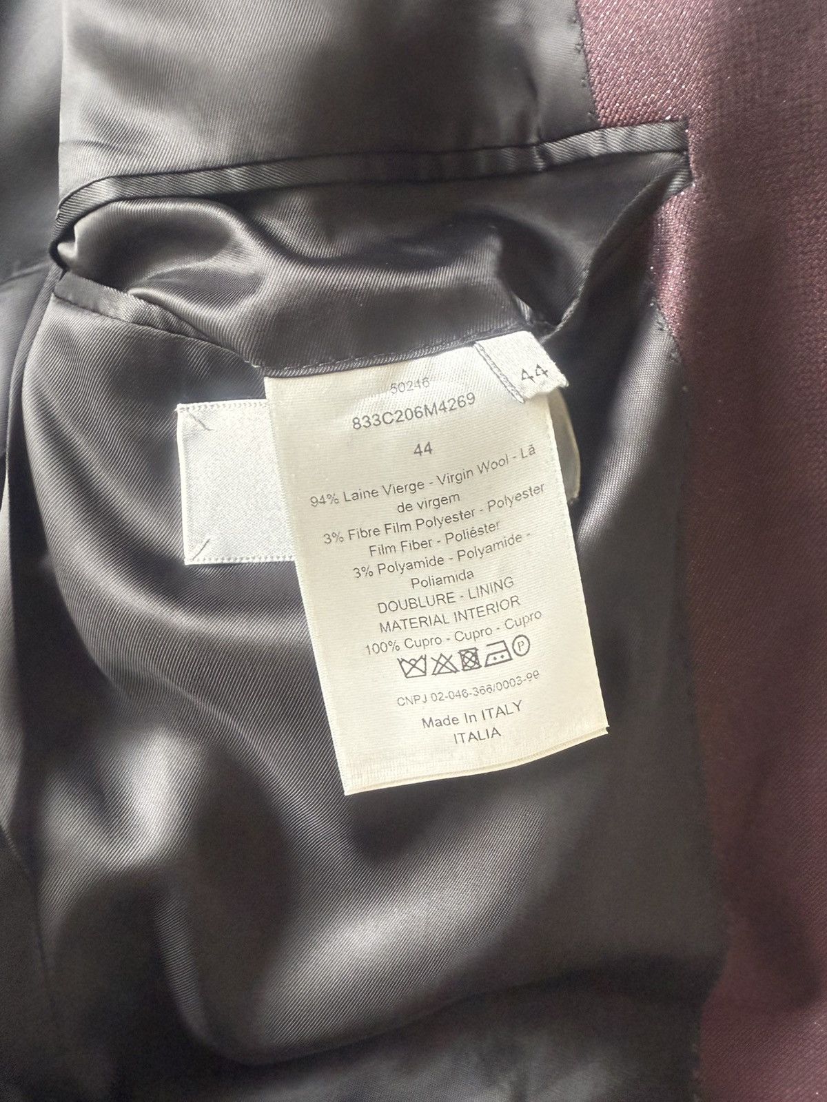 Dior Dior Homme Blazer (New) Size 44R - 5 Thumbnail