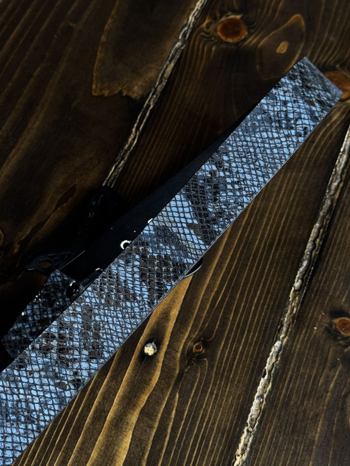 Miss Sixty Miss Sixty Python Leather Y2K 00’s Belt Size ONE SIZE - 8 Thumbnail