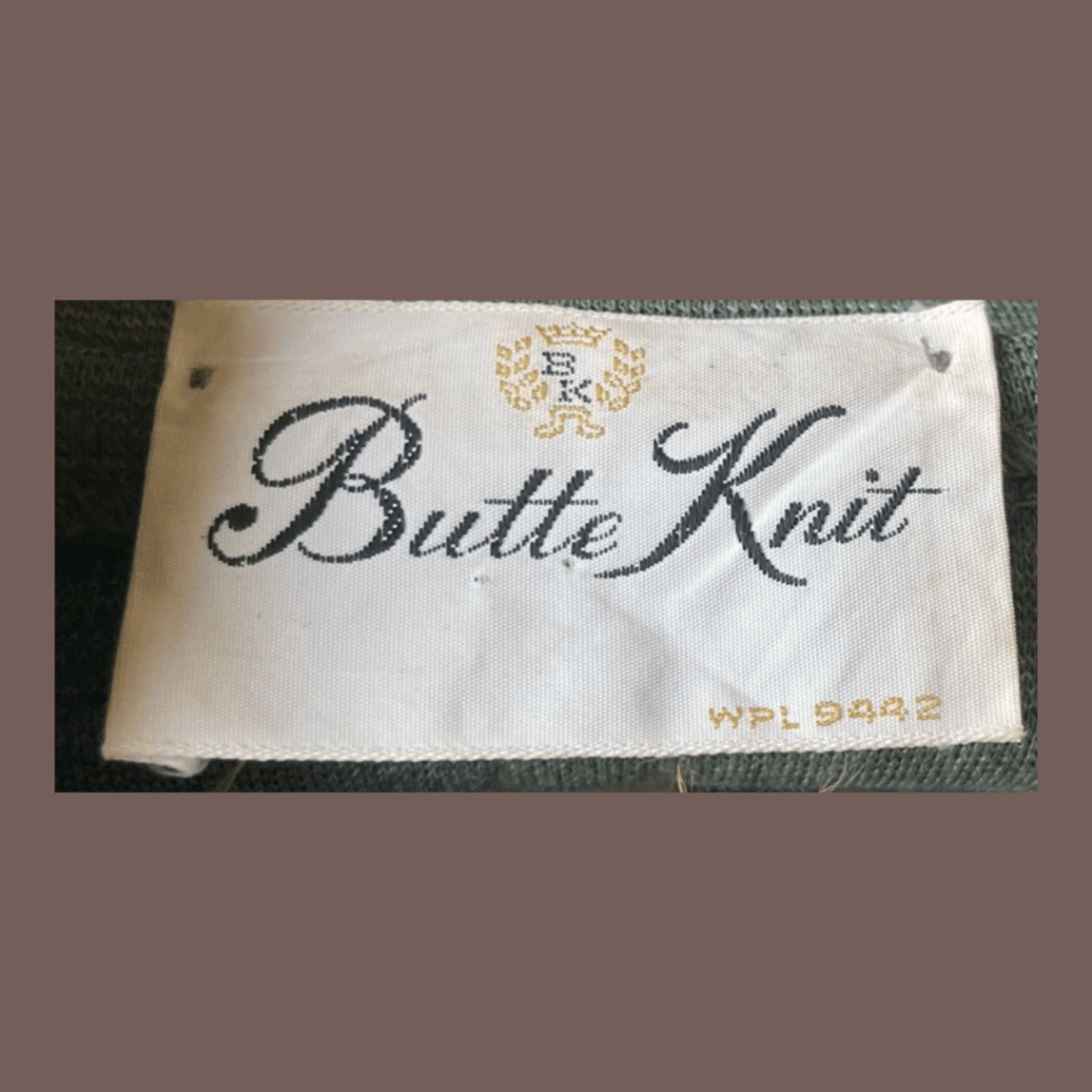 Vintage VTG Butte Knit Coat | Green, Button Front, Trench | Size L Size L / US 10 / IT 46 - 3 Thumbnail