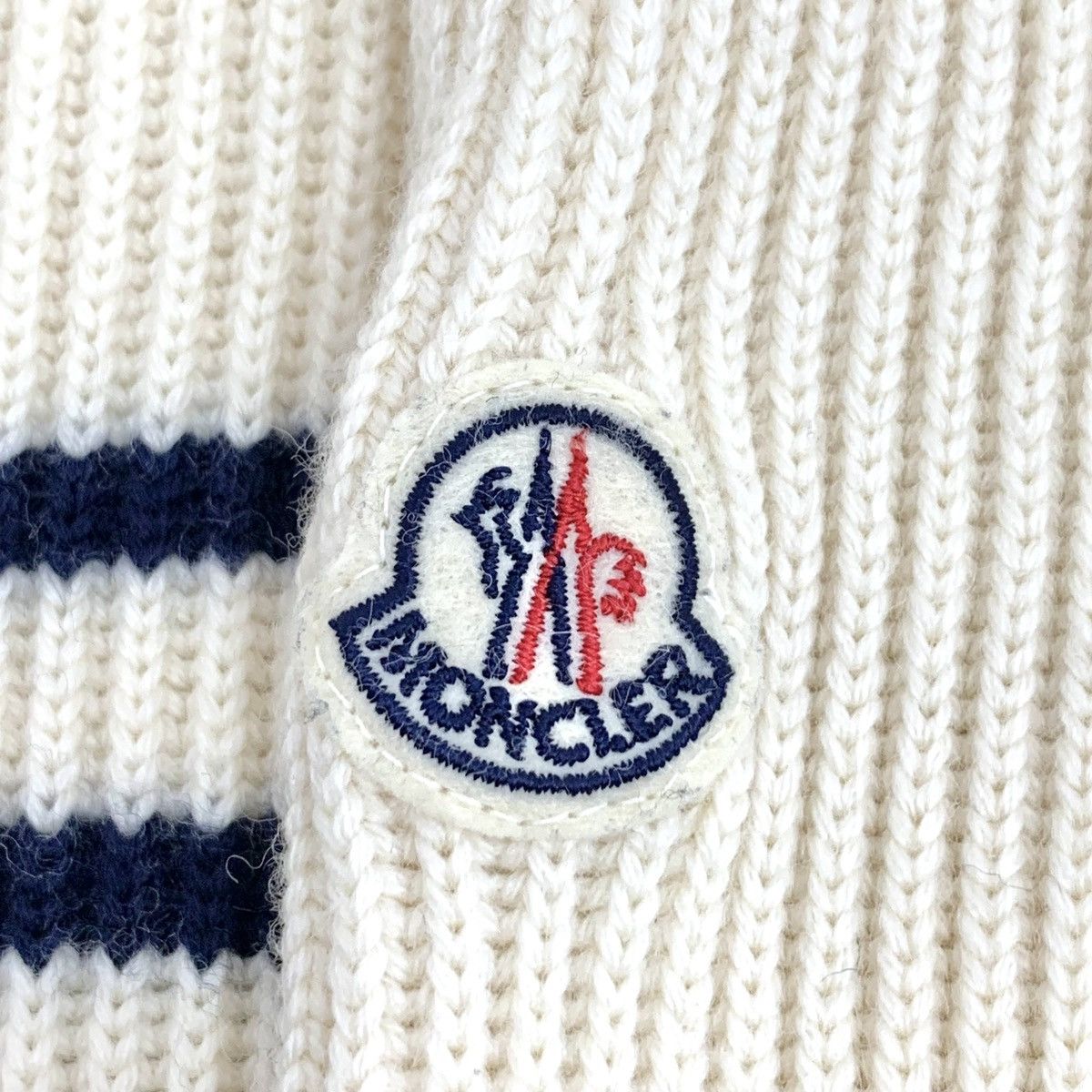 Moncler Moncler Striped Turtleneck Long Sleeve Knit Sweater K26WX Size XL / US 12-14 / IT 48-50 - 5 Thumbnail
