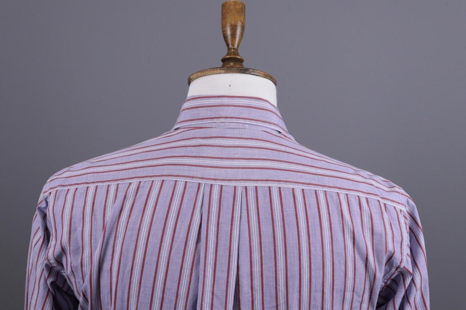 Givenchy Givenchy Gentelman Paris Blue Stripe Shirt Size 37 / 14 Size US M / EU 48-50 / 2 - 10 Thumbnail