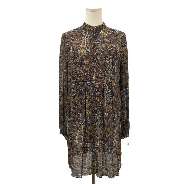 Saint Laurent Paris Saint Laurent Paisley Mini Dress Size 38 Size S / US 4 / IT 40 - 1 Thumbnail