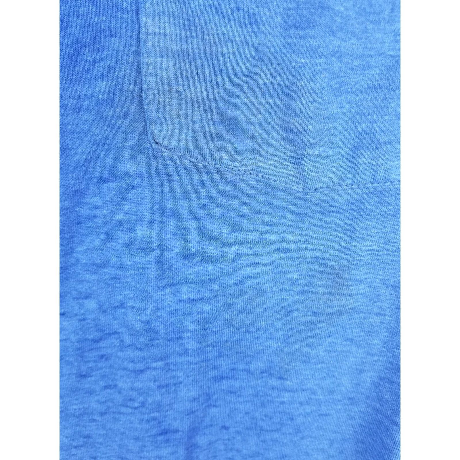 Vintage VINTAGE BVD ONE POCKET GRADIENT SUN FADED DISTRESSED BLUE T-SHIRT SZ LARGE Size US L / EU 52-54 / 3 - 7 Thumbnail