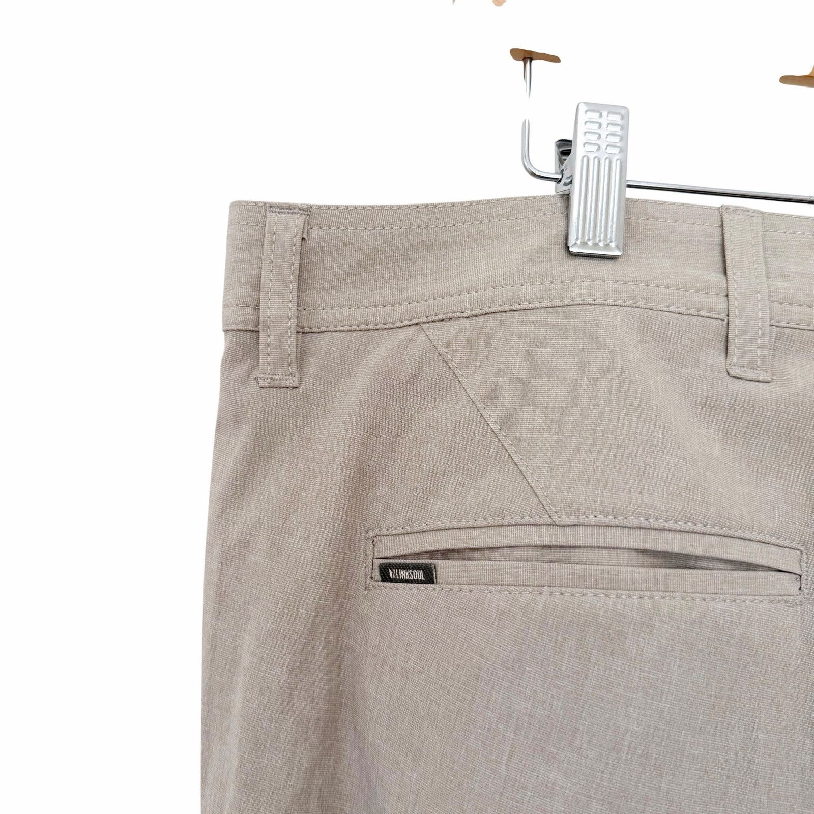 Other Linksoul Tan Boardwalker Chino Flat Front Pants Sz 36L 36x34 Size US 36 / EU 52 - 6 Thumbnail
