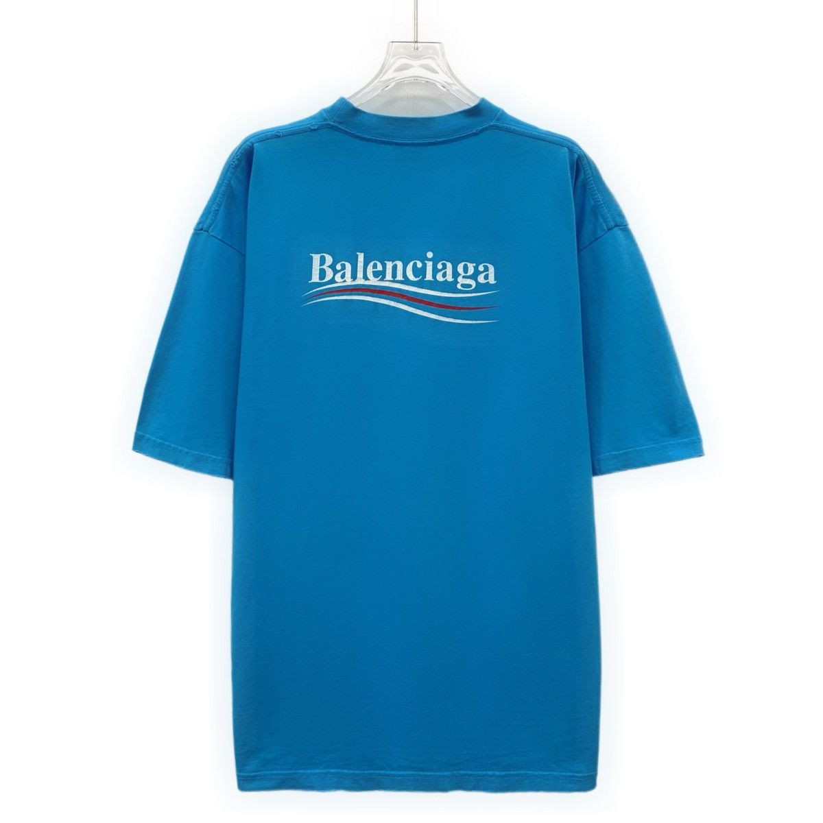 Balenciaga Balenciaga Logo Letter Printed Short Sleeve T-shirt K26WX Size US M / EU 48-50 / 2 - 2 Thumbnail