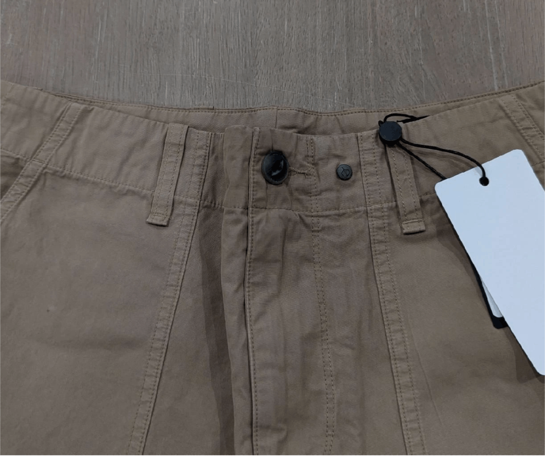 Rag & Bone rag & bone "Cliffe" Peached Cotton Field Shorts Khaki US 28 Size US 28 / EU 44 - 2 Thumbnail
