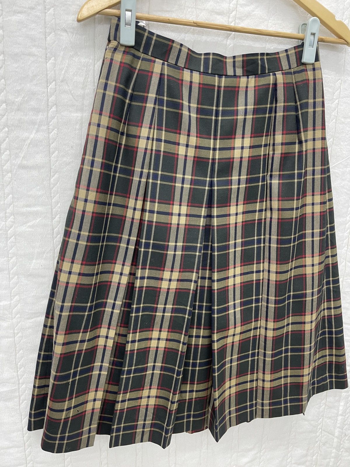 DAKS × Designer × Japanese Brand VTG DAKS LONDON MIDI SKIRT TARTANS Size 26" / US 2 / IT 38 - 2 Thumbnail