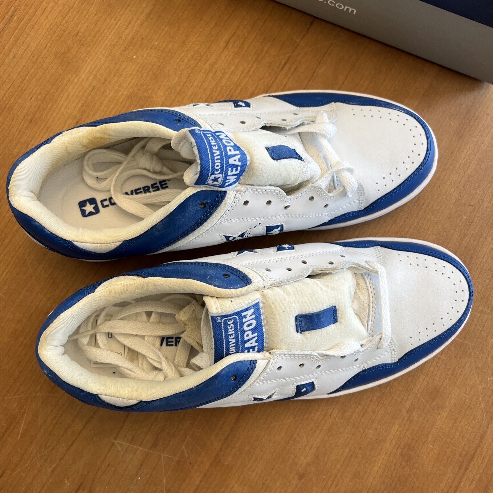 Converse Vintage Converse Weapon Ox Blue/White Size 10.5 1H718 Size US 10.5 / EU 43-44 - 4 Thumbnail