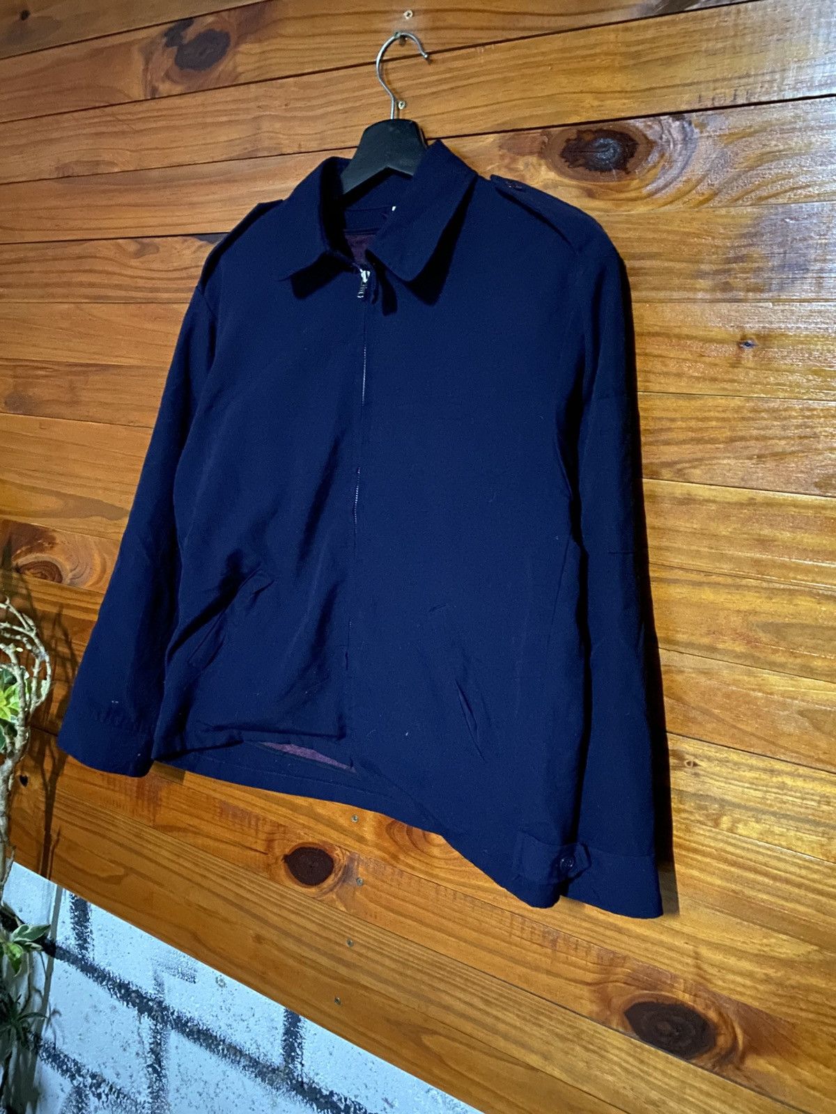 Vintage Vintage Air Force–Style Lightweight Zip Jacket – Navy Blue Size US M / EU 48-50 / 2 - 4 Thumbnail