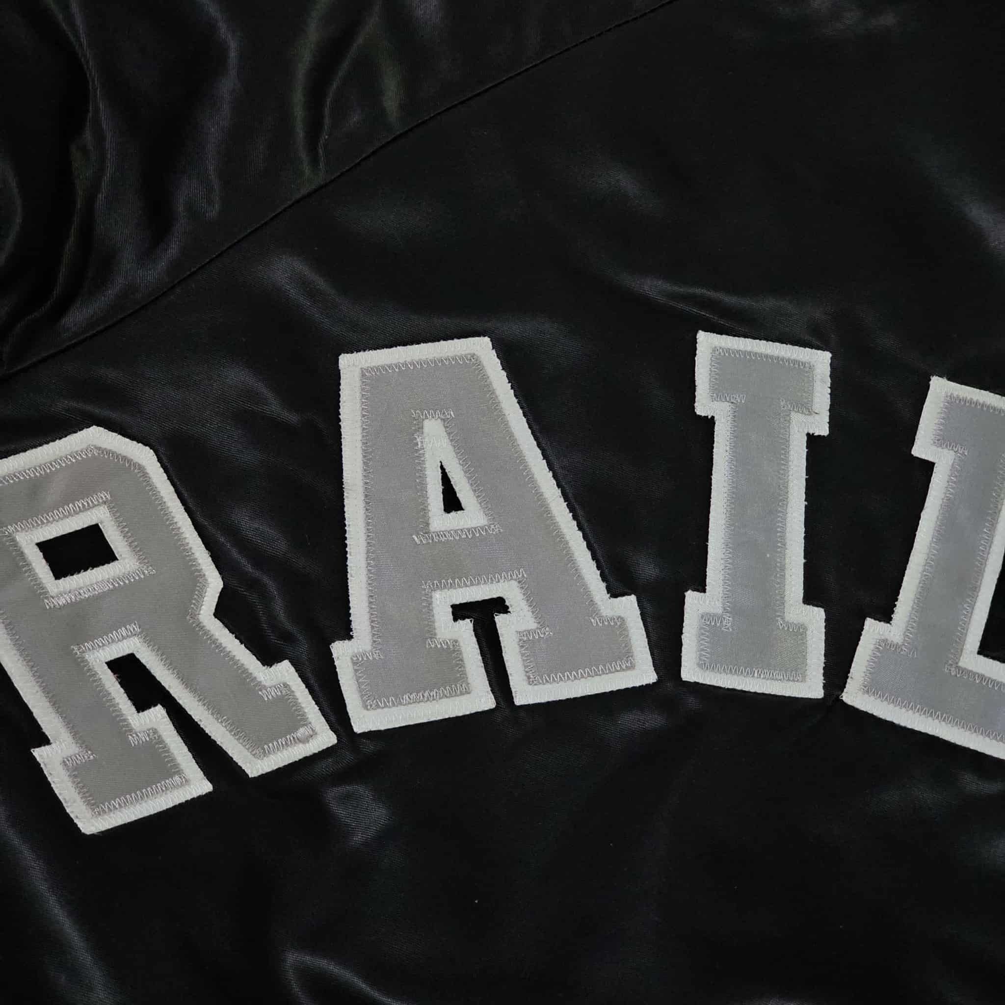 NFL Los Angeles Raiders Vintage 80s Chalk Line Bomber Jacket Size US M / EU 48-50 / 2 - 6 Thumbnail