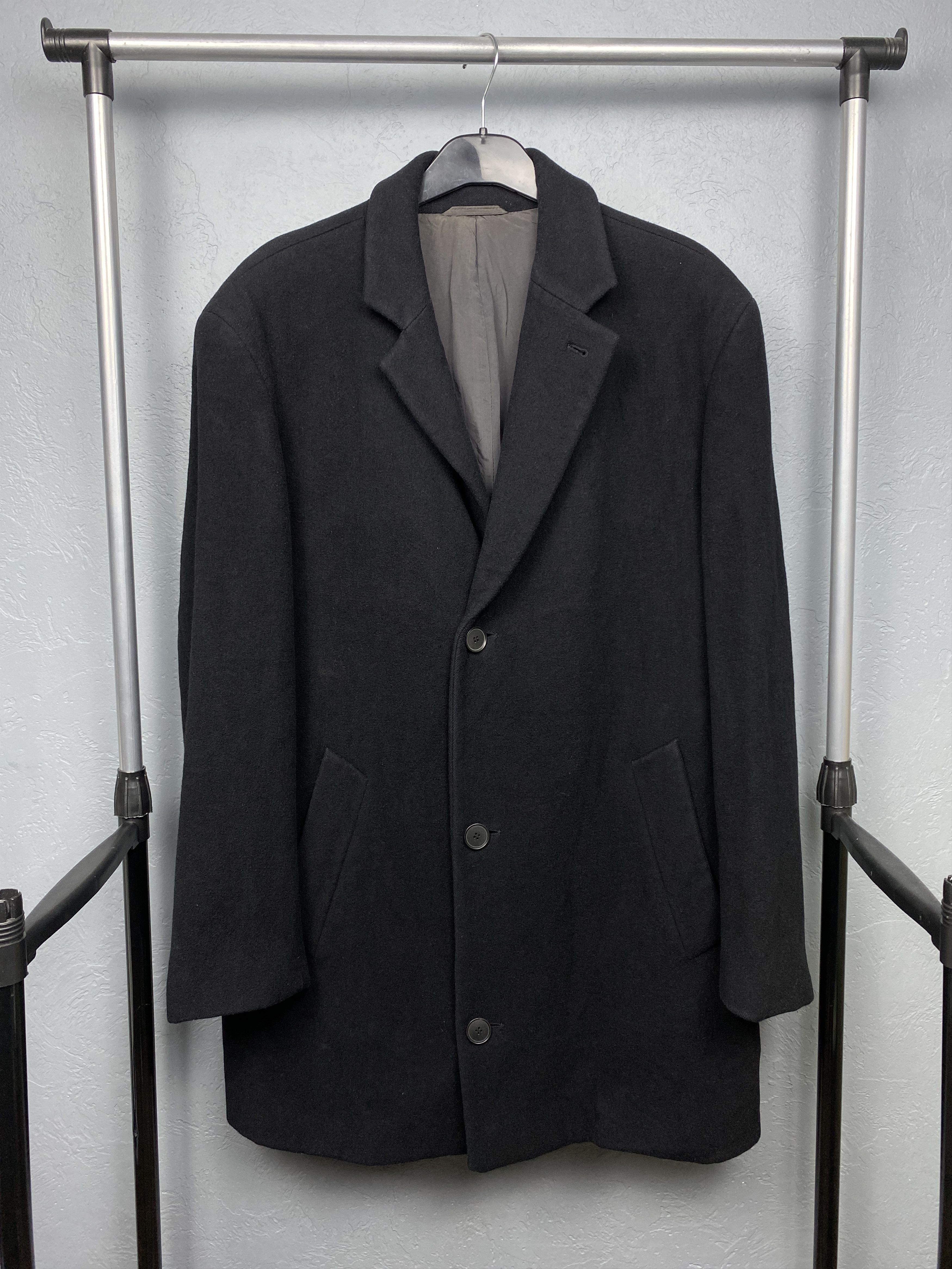 Hugo Boss Hugo Boss Vintage Mens Wool Coat Jacket Size US XL / EU 56 / 4 - 1 Thumbnail