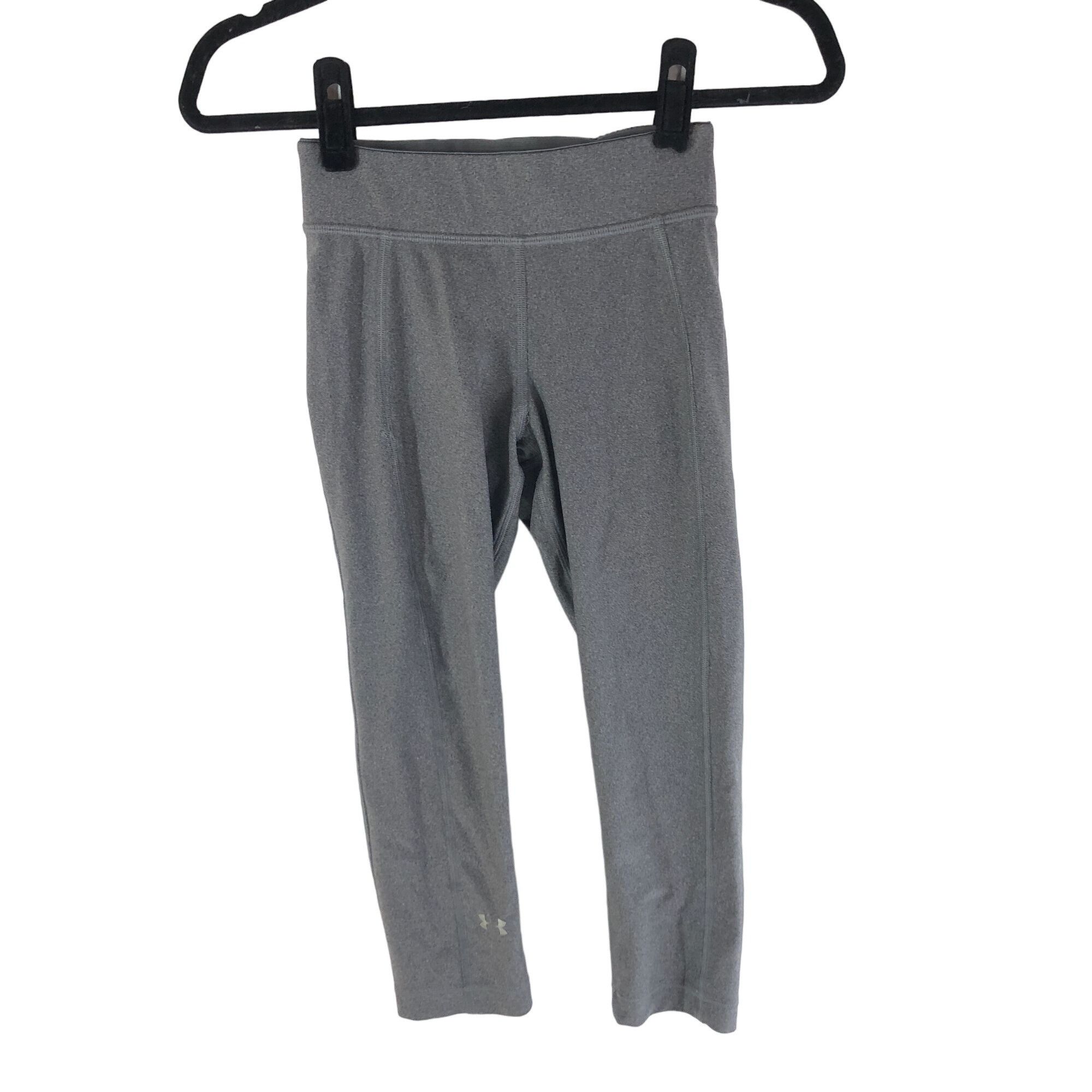Under Armour Under Armour Womens Capri Leggings Cropped Compression HeatG Size 22" - 1 Thumbnail
