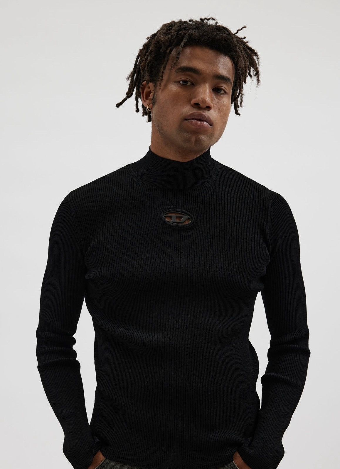 Diesel Diesel Logo Knit Sweater Size US L / EU 52-54 / 3 - 1 Thumbnail