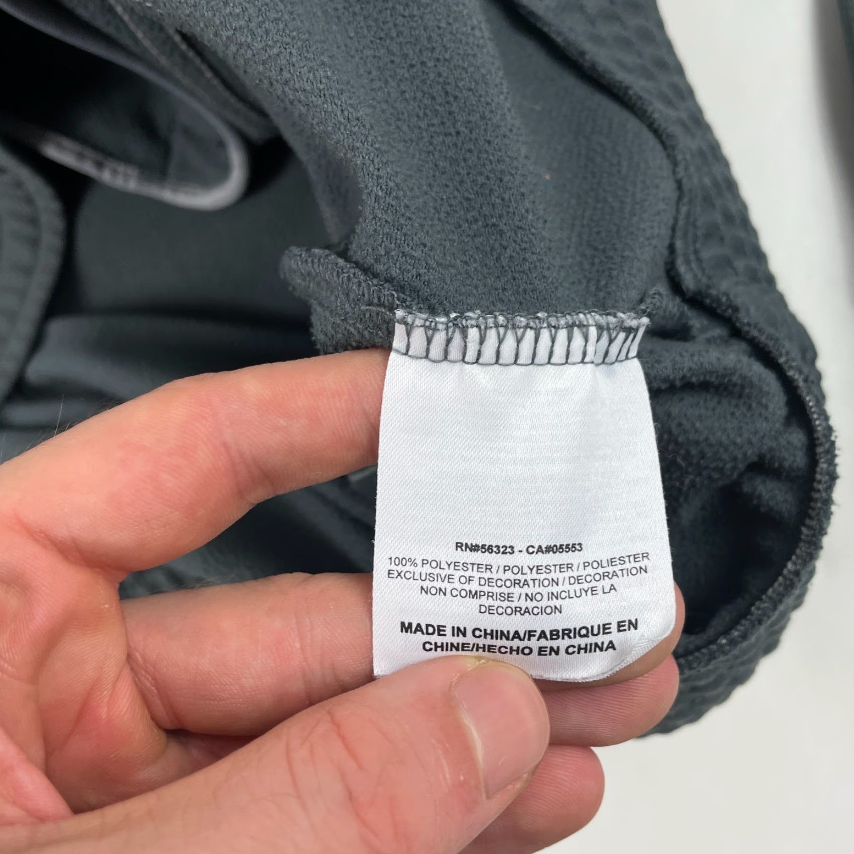 Nike Nike Dri-Fit Jacket Mens XL Gray Full Zip Lined运动? Size US XL / EU 56 / 4 - 6 Thumbnail
