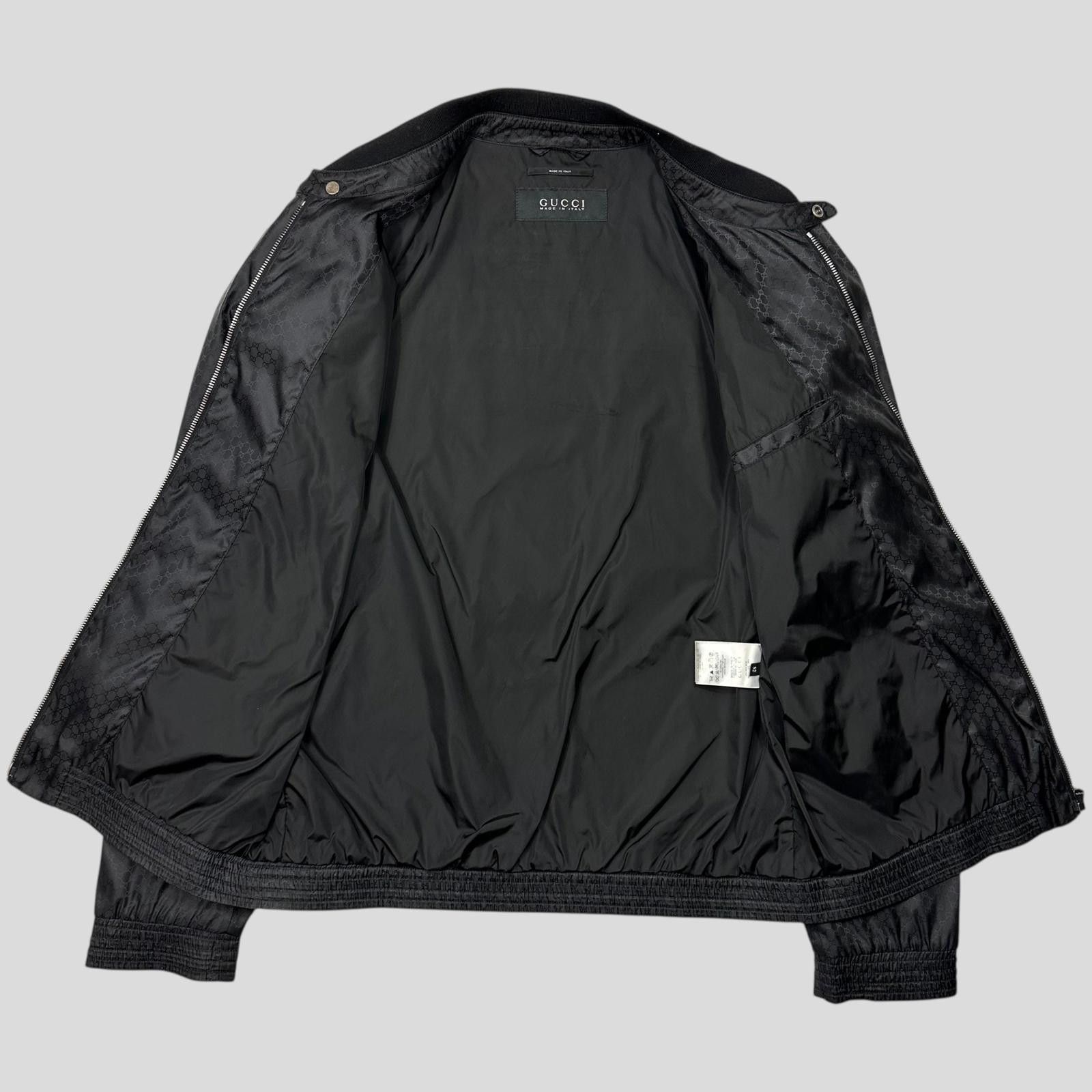 Gucci Gucci 2012 Nylon Monogram GG Web Logo Bomber Jacket IT52 (L) Size US L / EU 52-54 / 3 - 3 Thumbnail