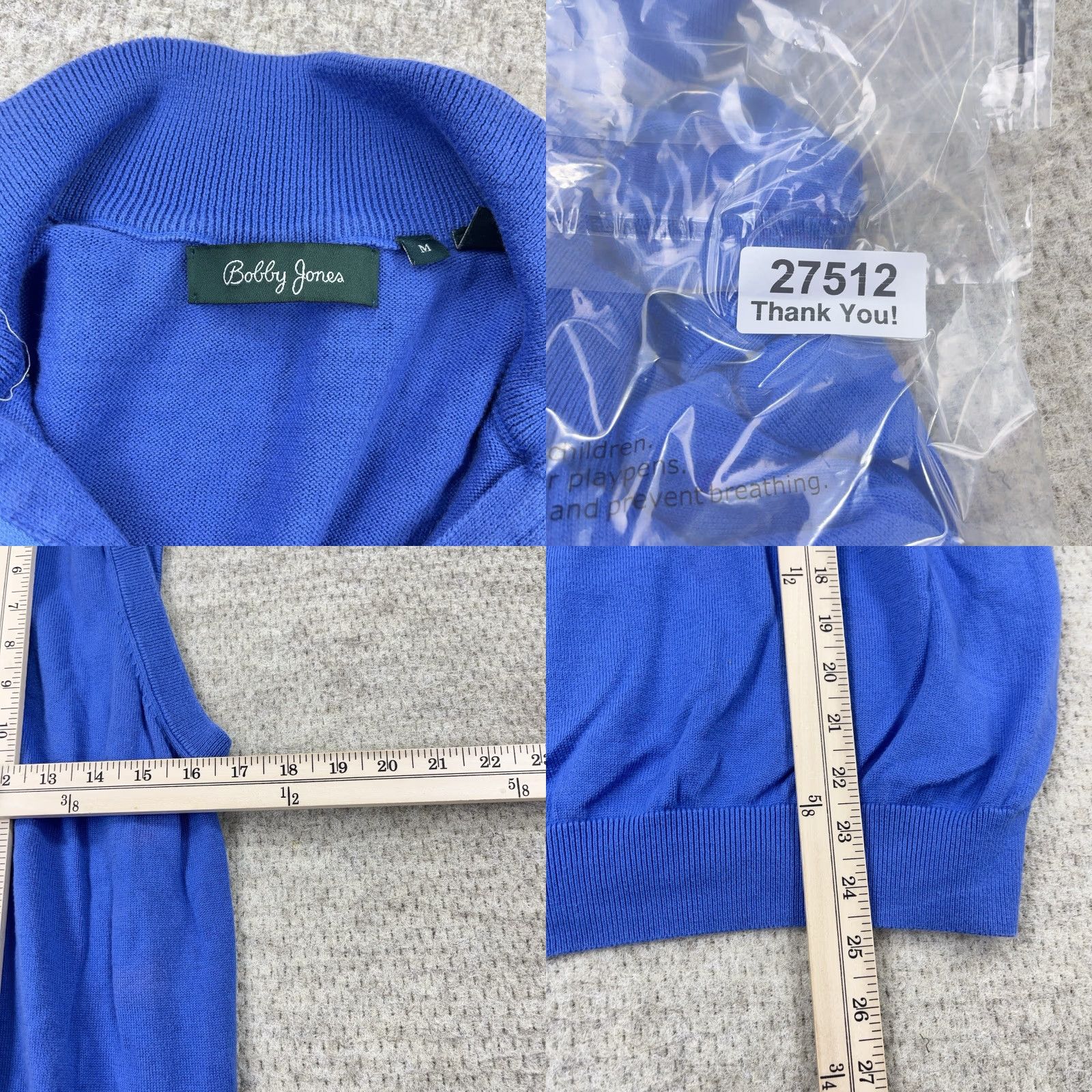 Vintage Bobby Jones The Masters Vest - Men - M - Light Blue - Knit Cotton - Golf Preppy Logo Size US M / EU 48-50 / 2 - 8 Thumbnail