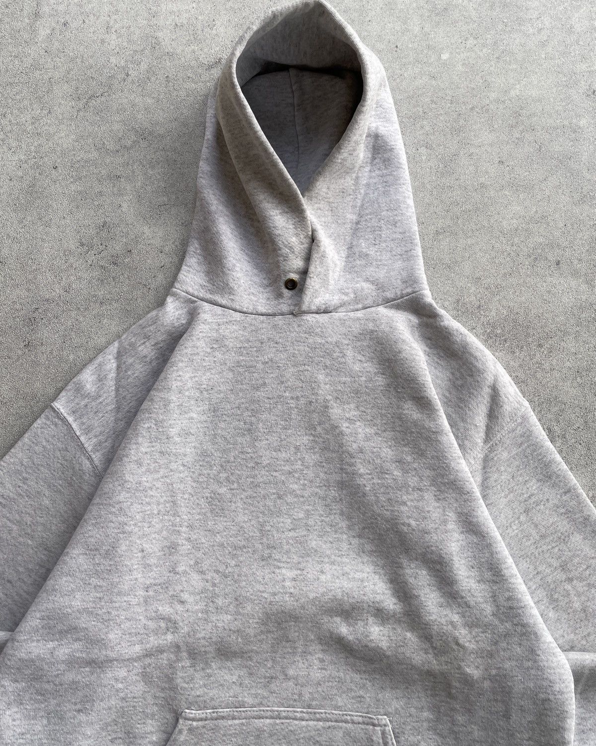Other Y2K Vintage 90s Discus Athletic Blank Hoodie Grey Sweatshirt Size US L / EU 52-54 / 3 - 4 Thumbnail